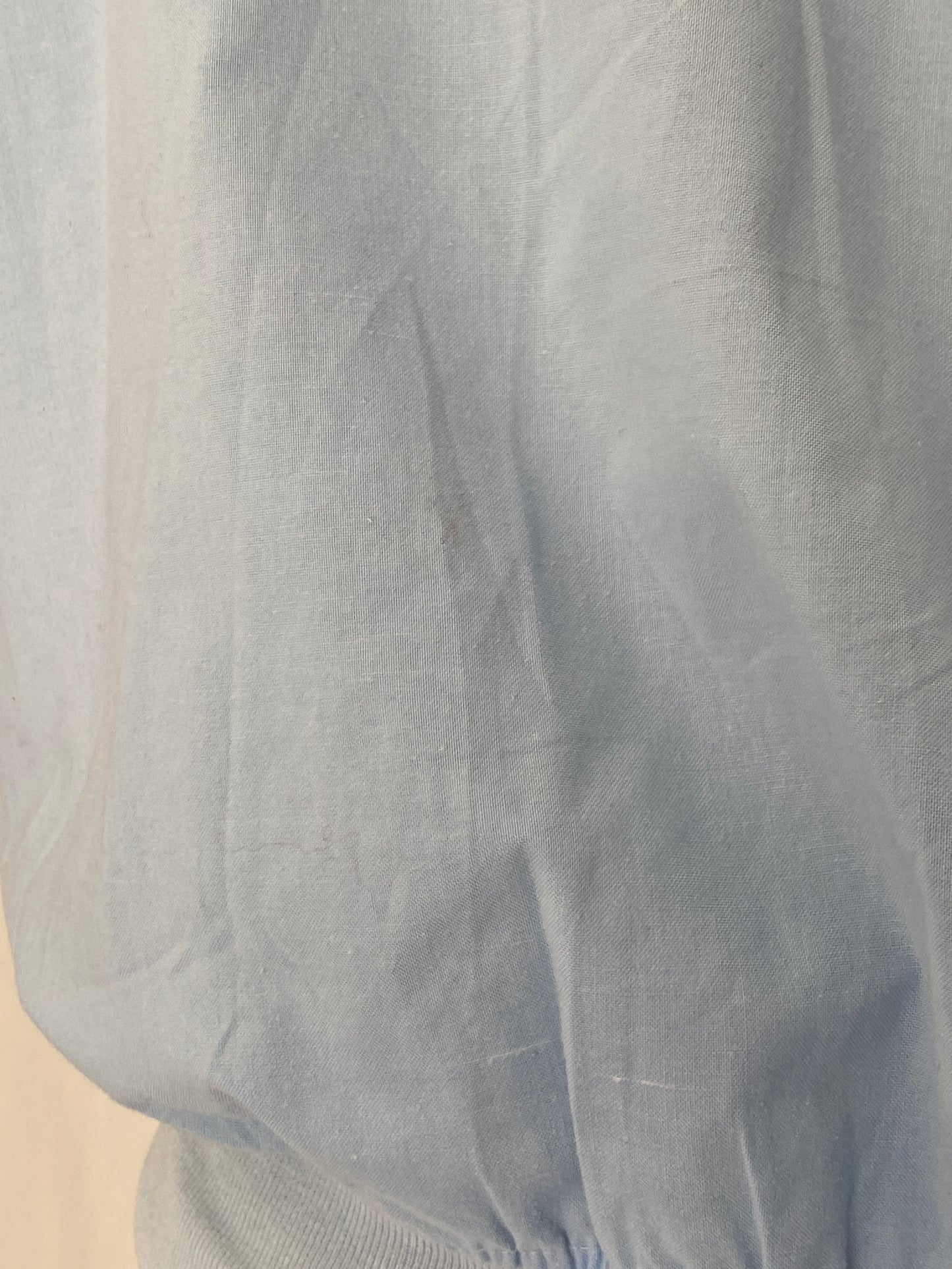 Vintage Alexxus Knit Panel Polo Shirt Blue & White Retro Pullover – XL