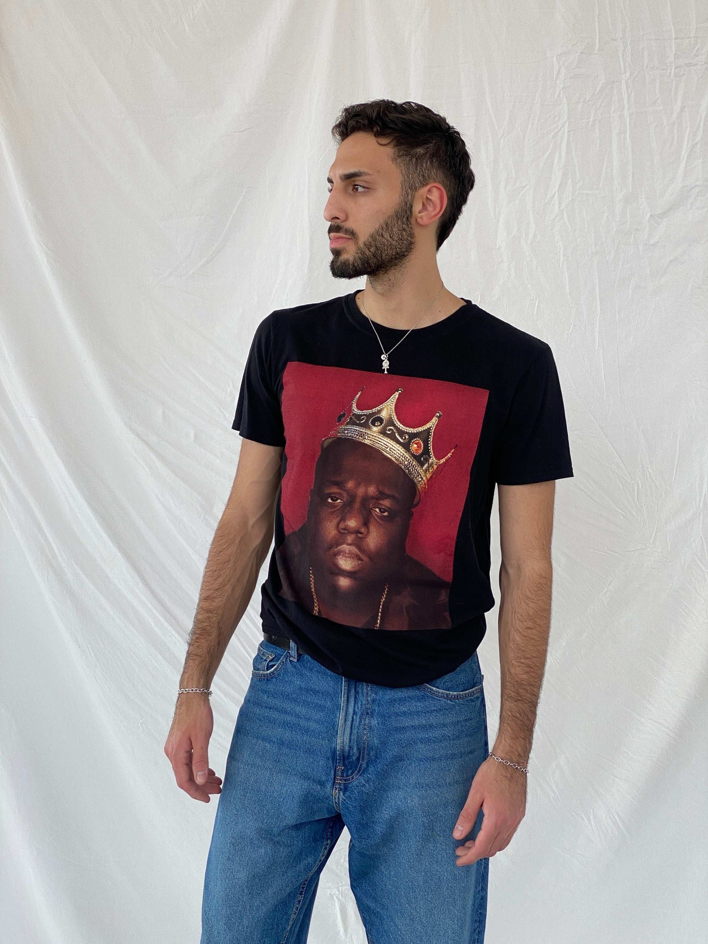Y2K The Notorious B.I.G. Top Size M - Balagan Vintage Half Sleeve Top 00s, 90s, Awsam, NEW IN, Top