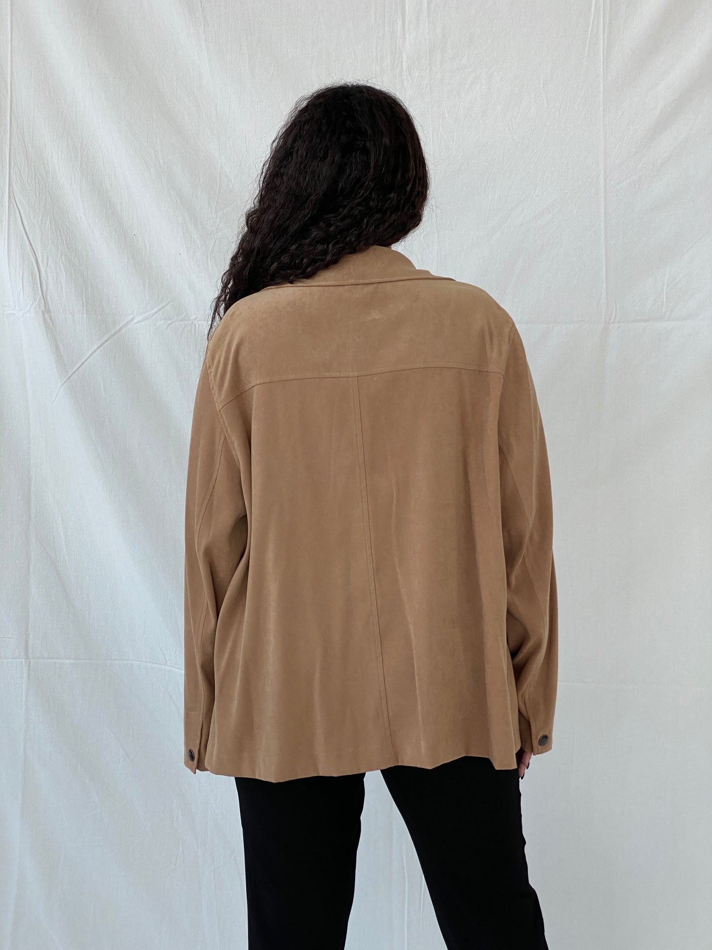 Vintage JM Woman Collection by Jennifer Moore Tan Shirt - 2XL