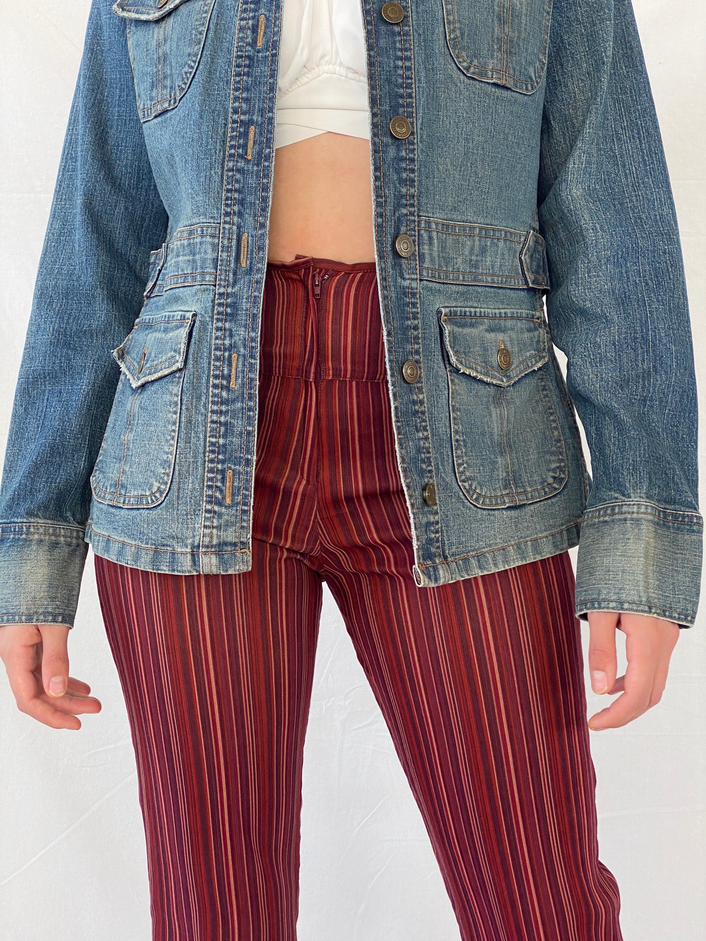 جاكيت جينز طويل من Levi's Levi Strauss Signature Vintage - M