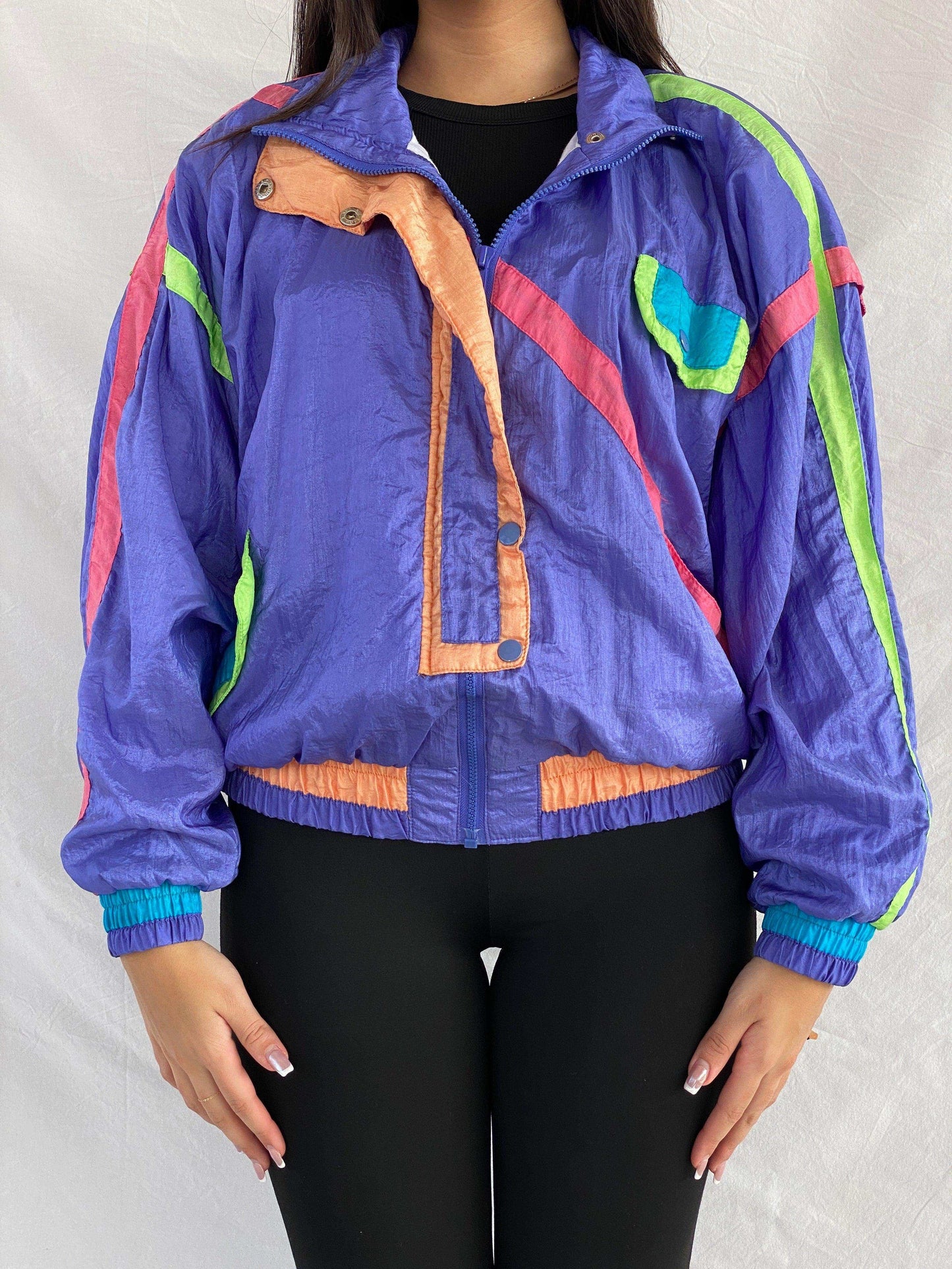 Vintage 80s/90s Clipper Bay Windbreaker Jacket - Balagan Vintage Windbreaker Jacket 00s, 90s, NEW IN, Rama, Windbreaker Jacket