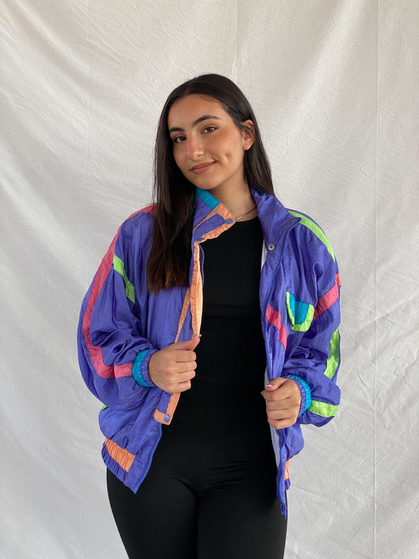 Vintage 80s/90s Clipper Bay Windbreaker Jacket - Balagan Vintage Windbreaker Jacket 00s, 90s, NEW IN, Rama, Windbreaker Jacket