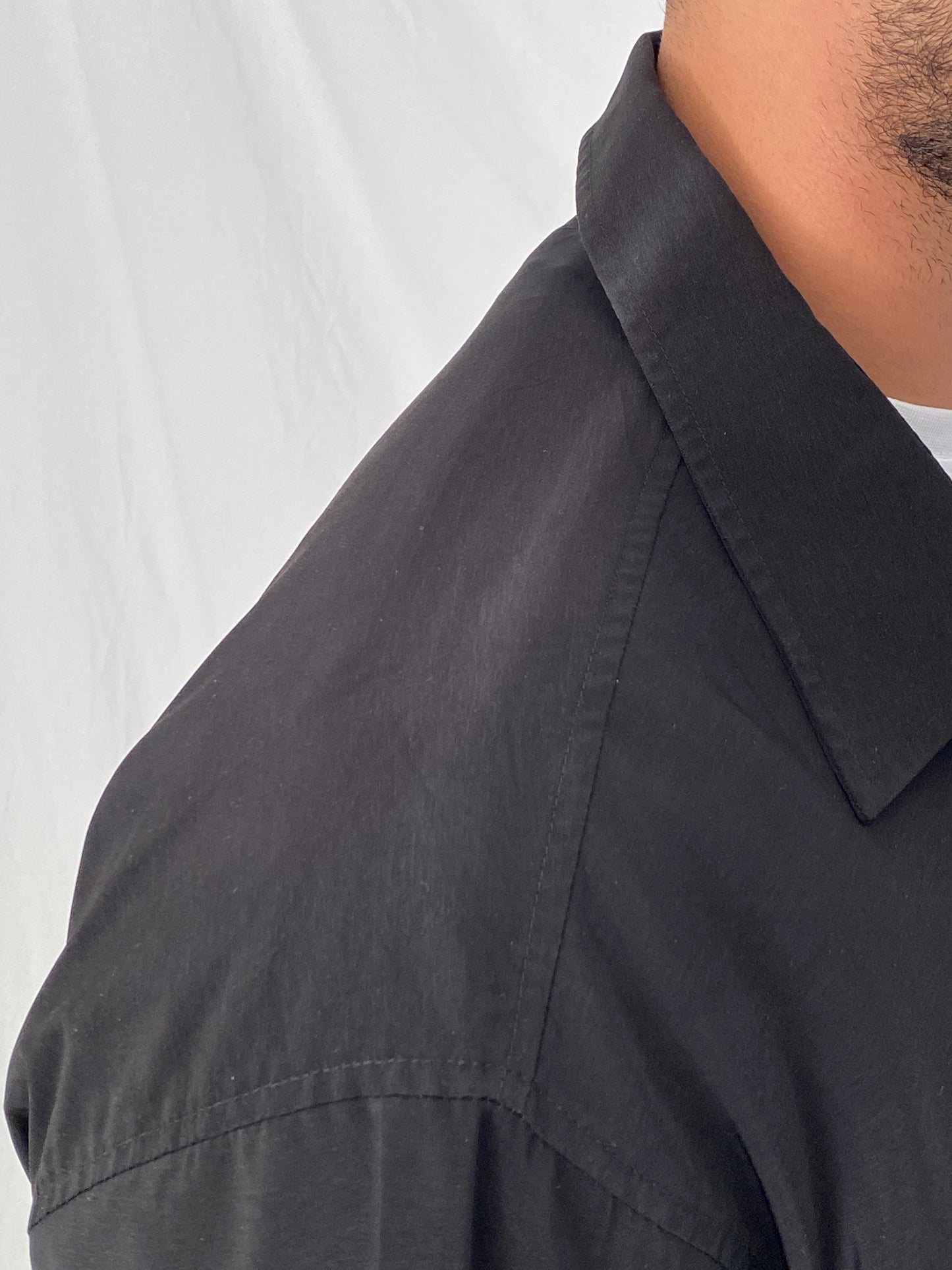 Y2K First Down Southern Rim Black & Purple Dragon Button-Up Shirt – XL