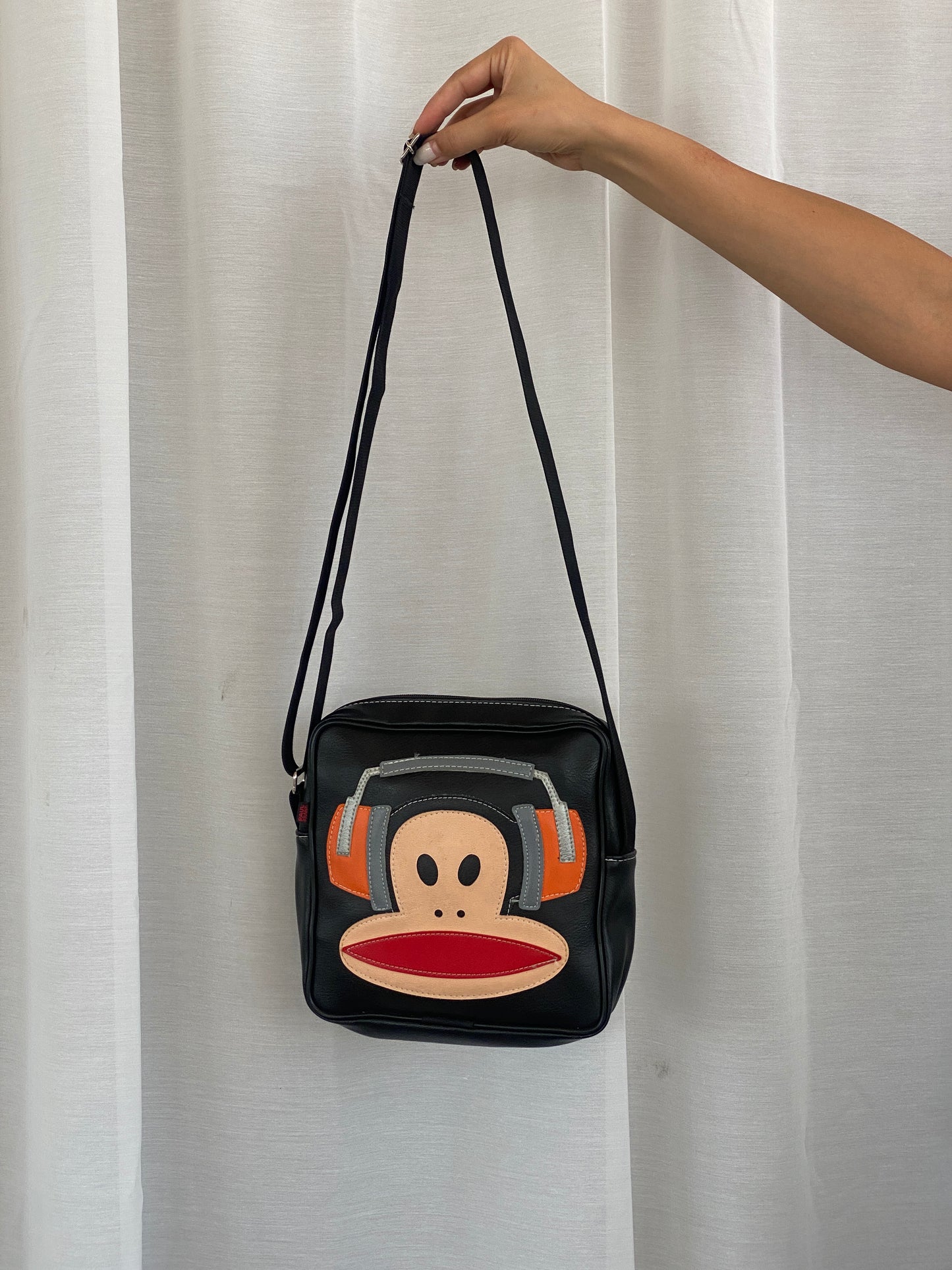 Paul Frank Headphones Julius Monkey Black Messenger Bag