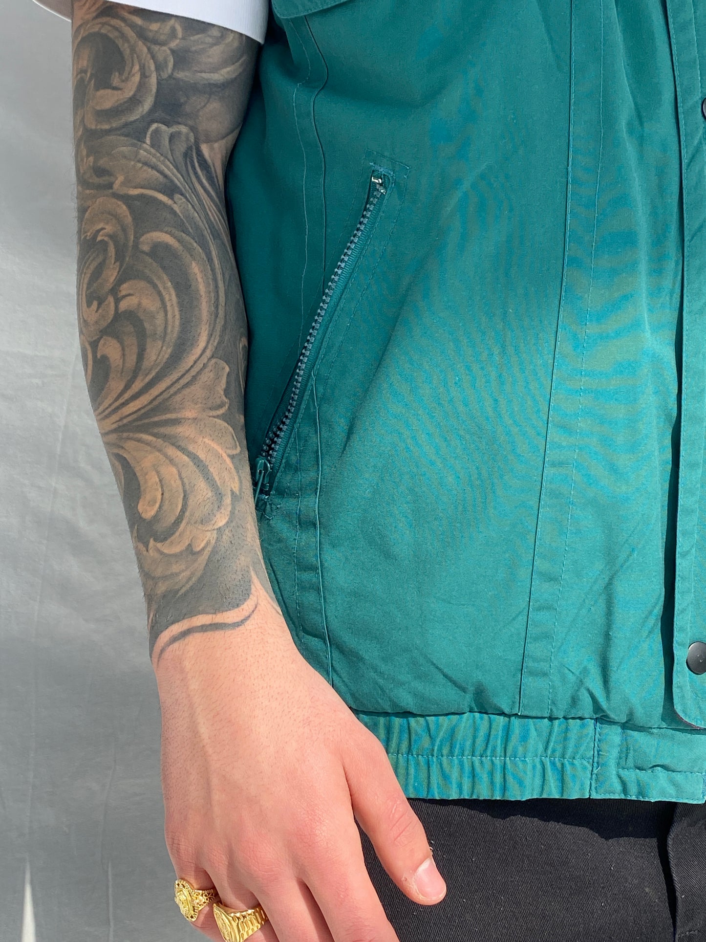 Vintage 90s Regatta Color Block Puffer Men’s Gilet Vest - M
