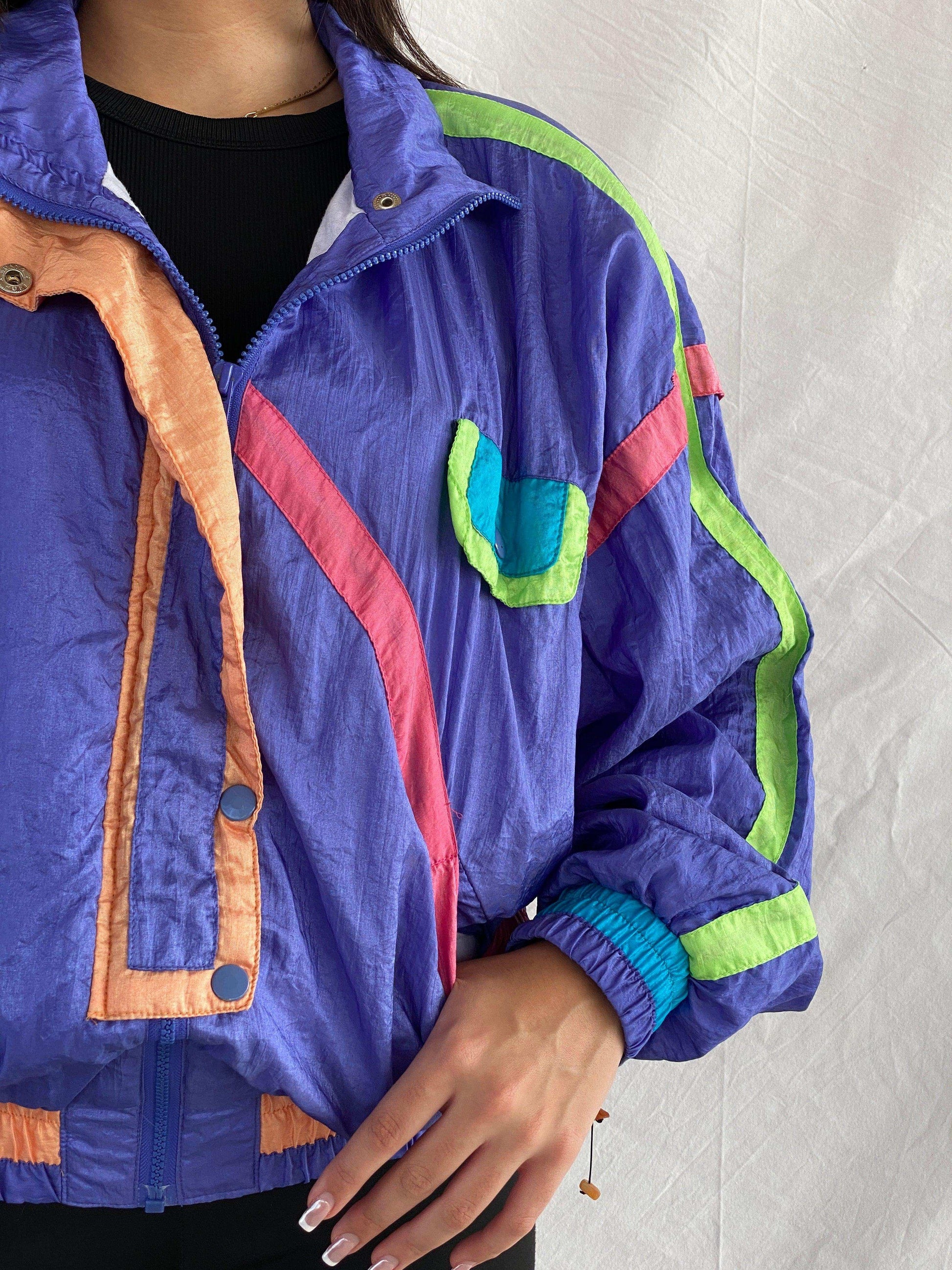 Vintage 80s/90s Clipper Bay Windbreaker Jacket - Balagan Vintage Windbreaker Jacket 00s, 90s, NEW IN, Rama, Windbreaker Jacket