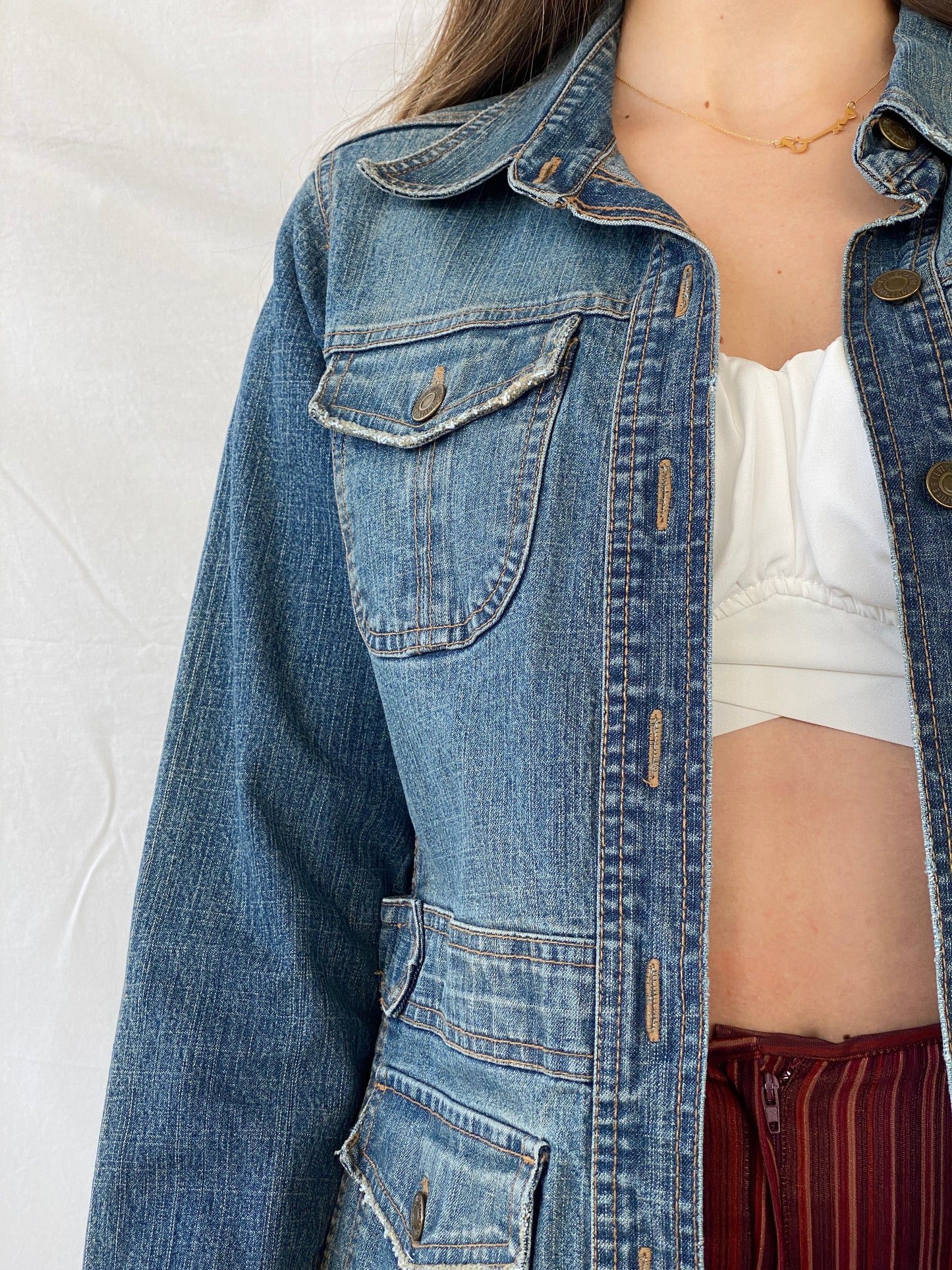 جاكيت جينز طويل من Levi's Levi Strauss Signature Vintage - M