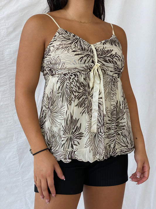بلوزة Y2K 2xtremz Bubble Puffball Floral - M