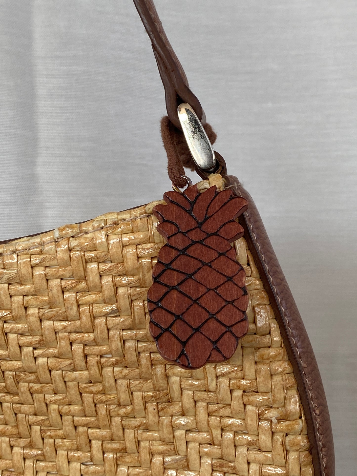 Vintage 90’s Y2K Liz Claiborne Shoulder Bag Purse, Woven Raffia Straw Wicker