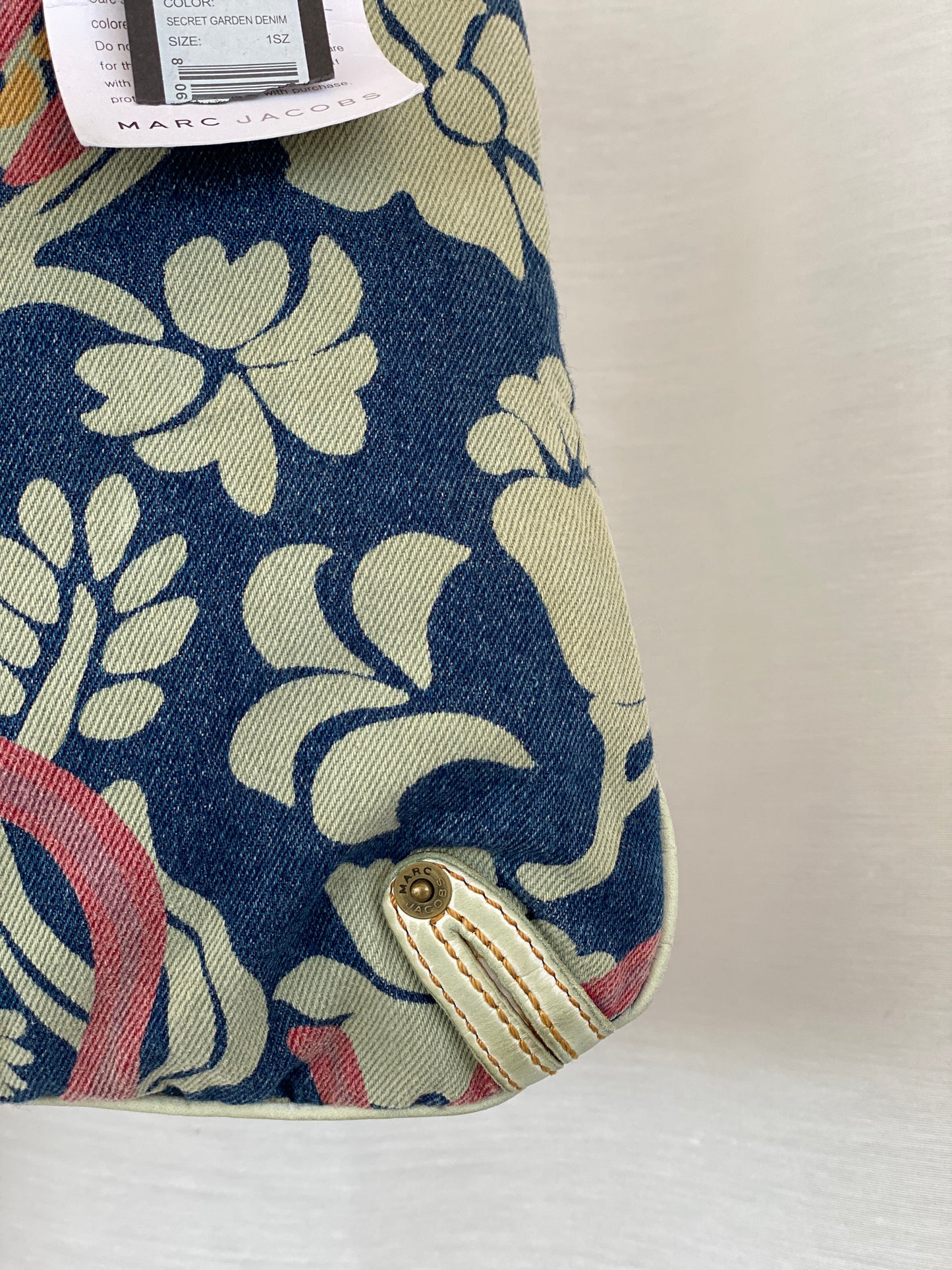 Dead Stock Vintage Marc Jacob‘s Denim Print Handbag With Tags