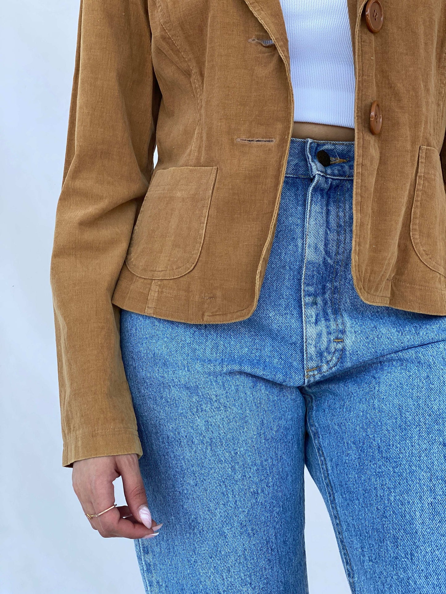 Vintage Y2K La Belle Corduroy Blazer - Size M - Balagan Vintage Blazer 90s, corduroy, corduroy blazer, full sleeve blazer, Juana, NEW IN, winter
