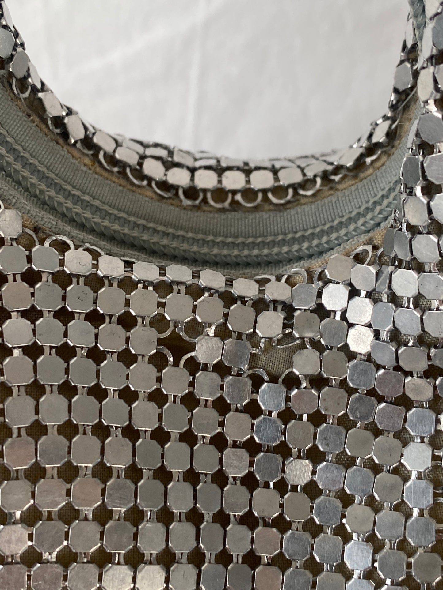 Beautiful Metallic Silver Slouchy Evening Shoulder Bag