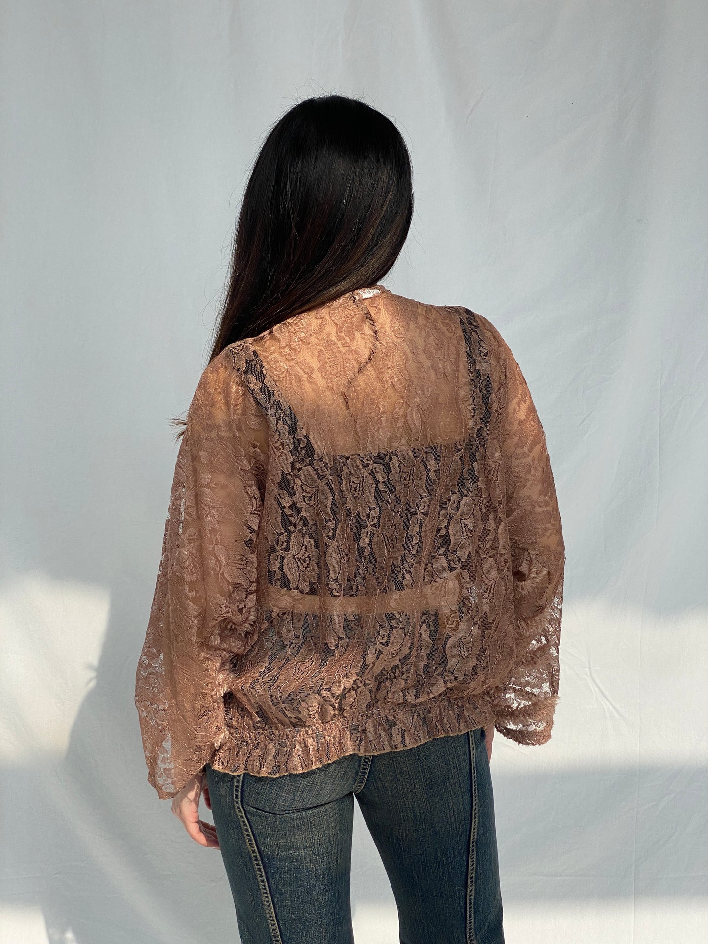 Vintage My Story Paris Limited Edition Beaded Lace Women’s Top - L