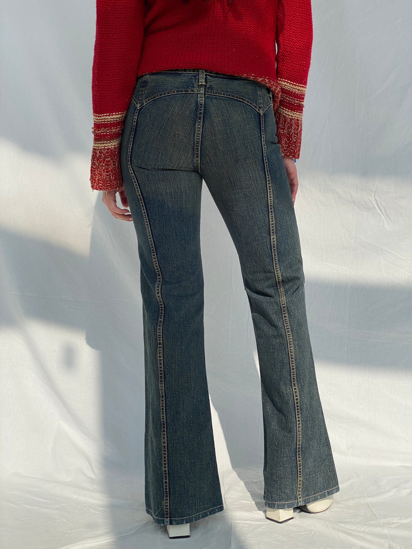 Pepe Jeans London Women’s Flared Mid-Rise Jeans - 36EUR
