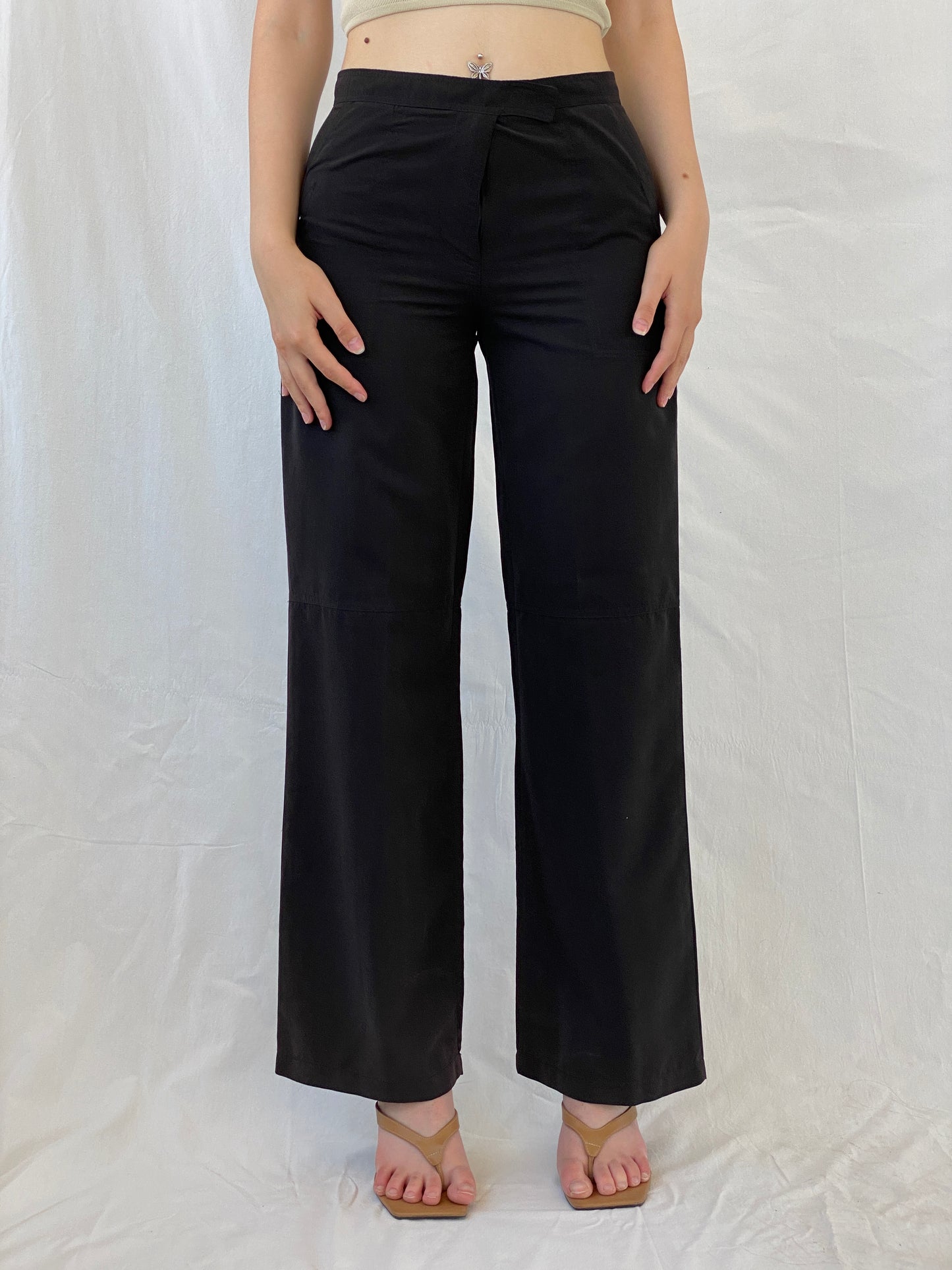 Vintage Sportswear Women’s Black Pants - S