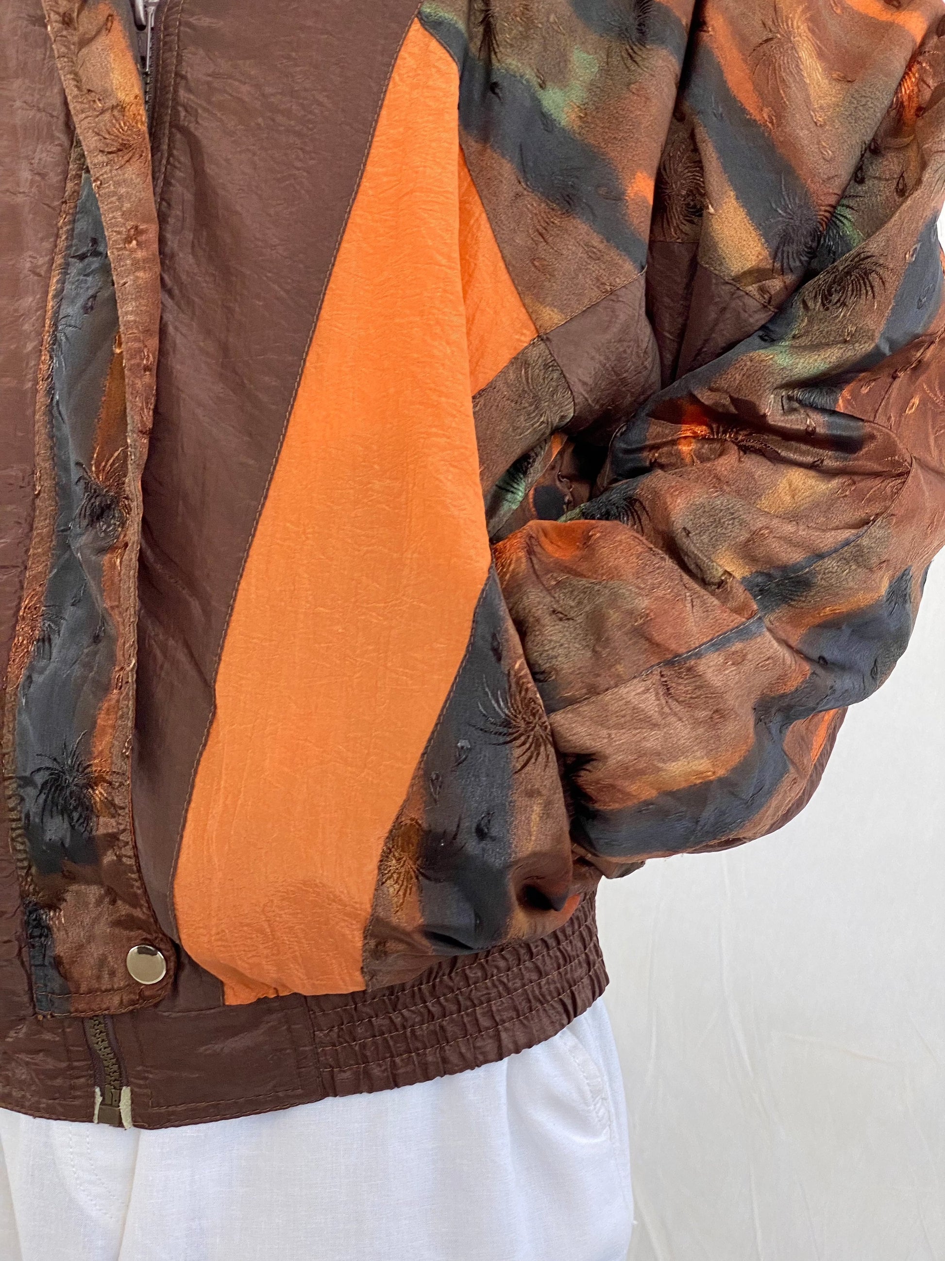 Vintage Nouveau Monde Windbreaker Jacket - Balagan Vintage