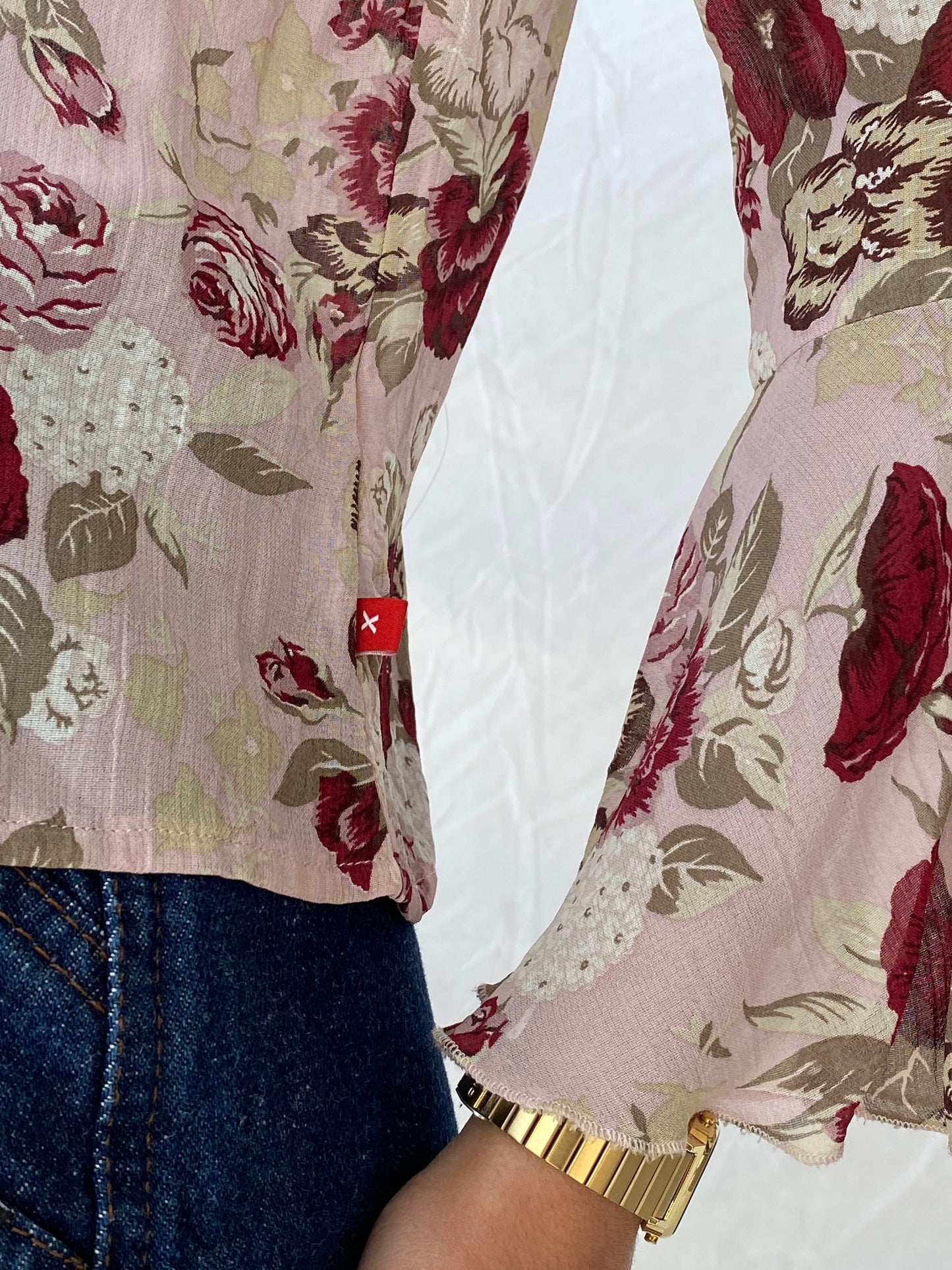 XX BY MEXX Floral Sheer Shirt - Balagan Vintage Sheer Shirt floral, floral mesh, sheer, sheer shirt