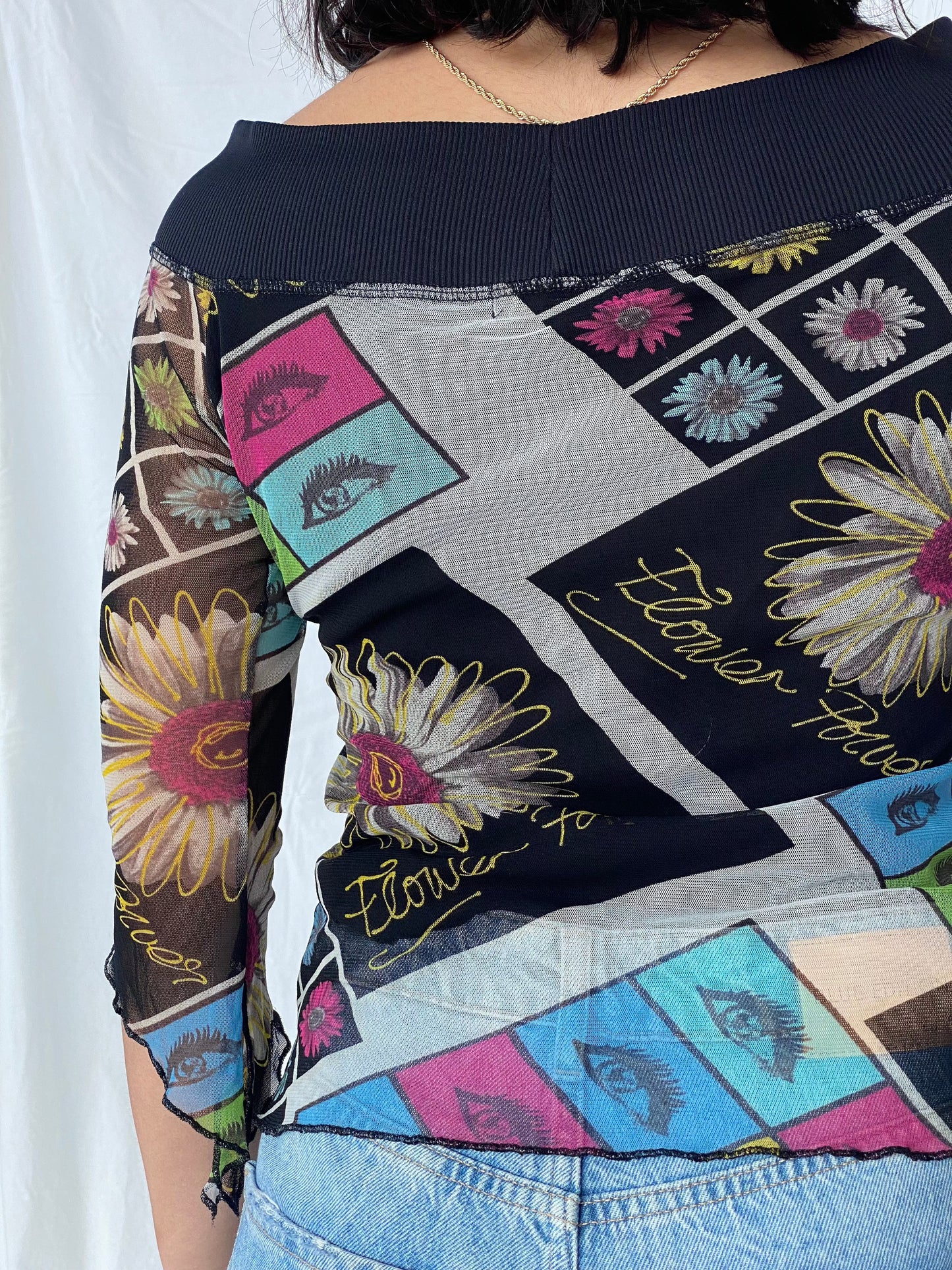Vintage 90s Fórmul@ Joven Mesh Top - Balagan Vintage Mesh Top 00s, 90s, mesh, mesh top, vintage