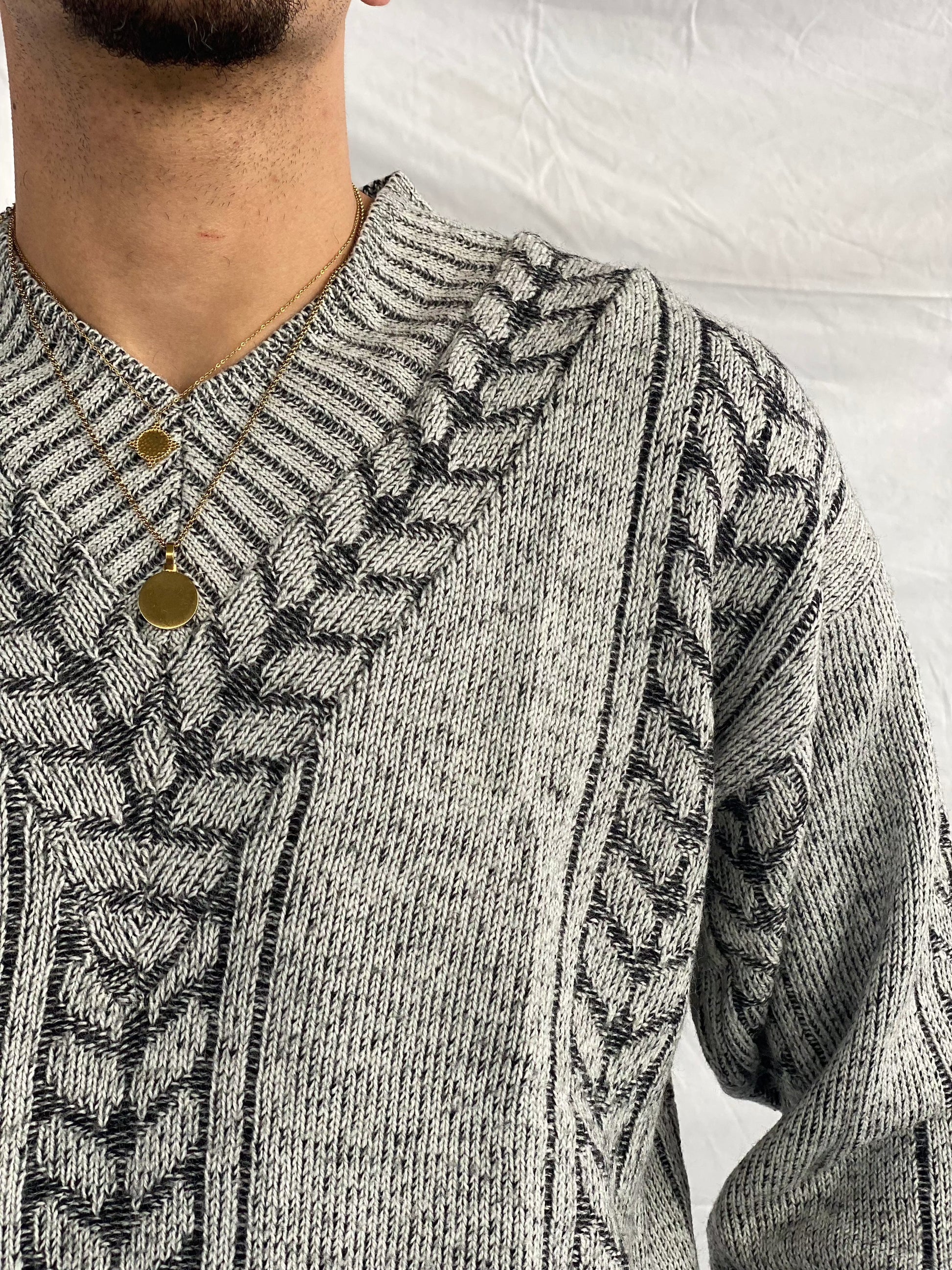 Vintage Knitted Sweater - Balagan Vintage Sweater 90s, knitted, knitted sweater, streetwear, vintage, vintage sweater, winter