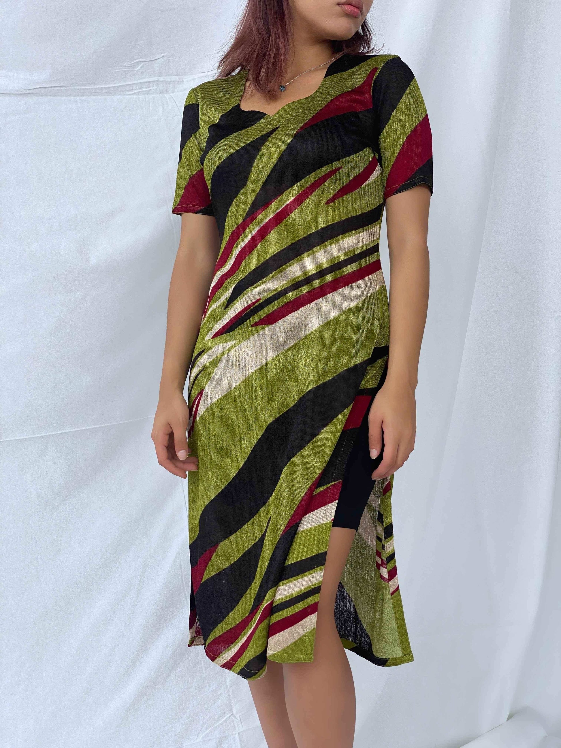 Vintage Dress Shirt - Balagan Vintage Midi Dress 00s, 90s, dress