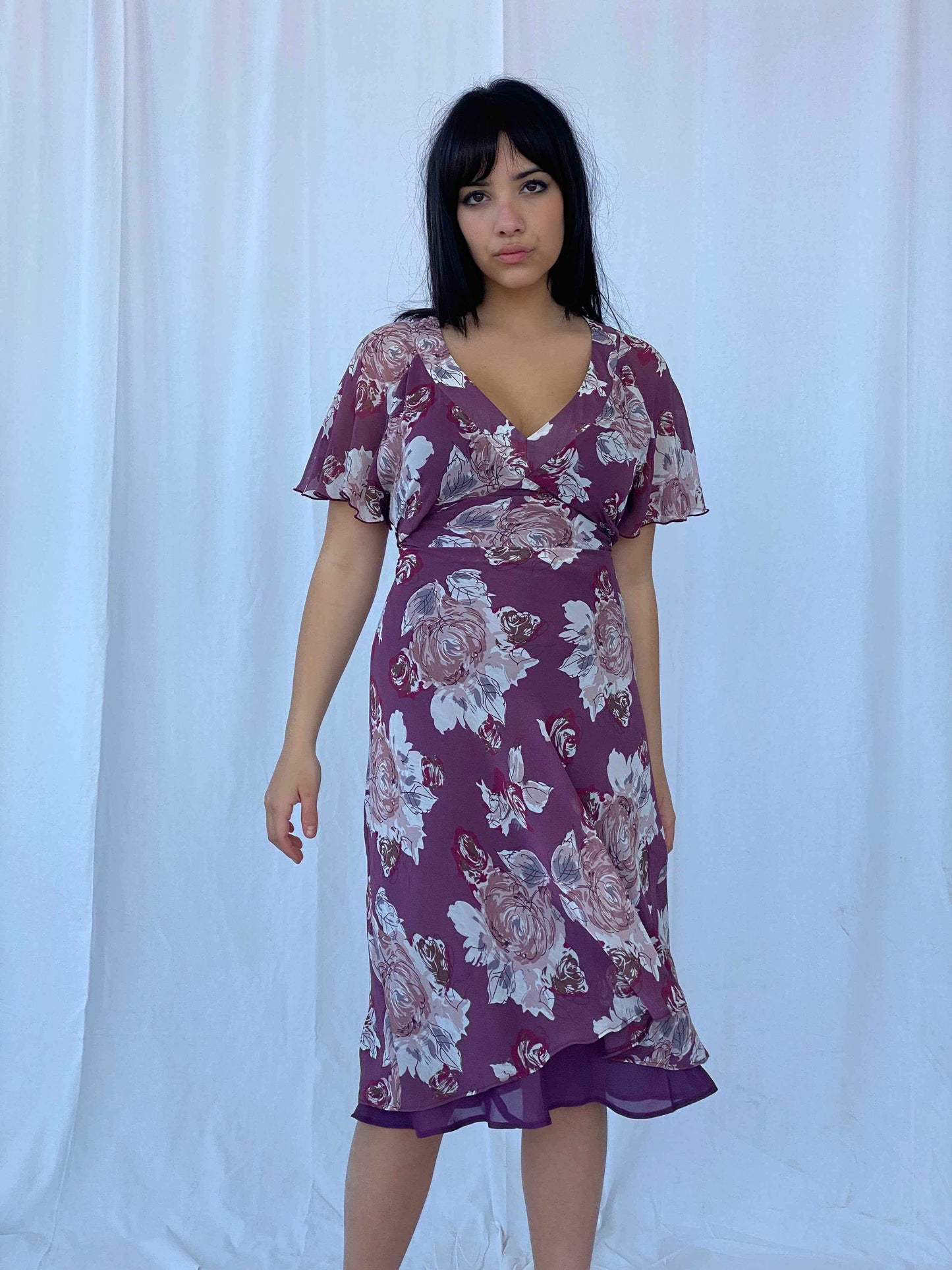 Vintage Y2K Bhs Dress - Balagan Vintage Midi Dress 00s, dress, maxi dress