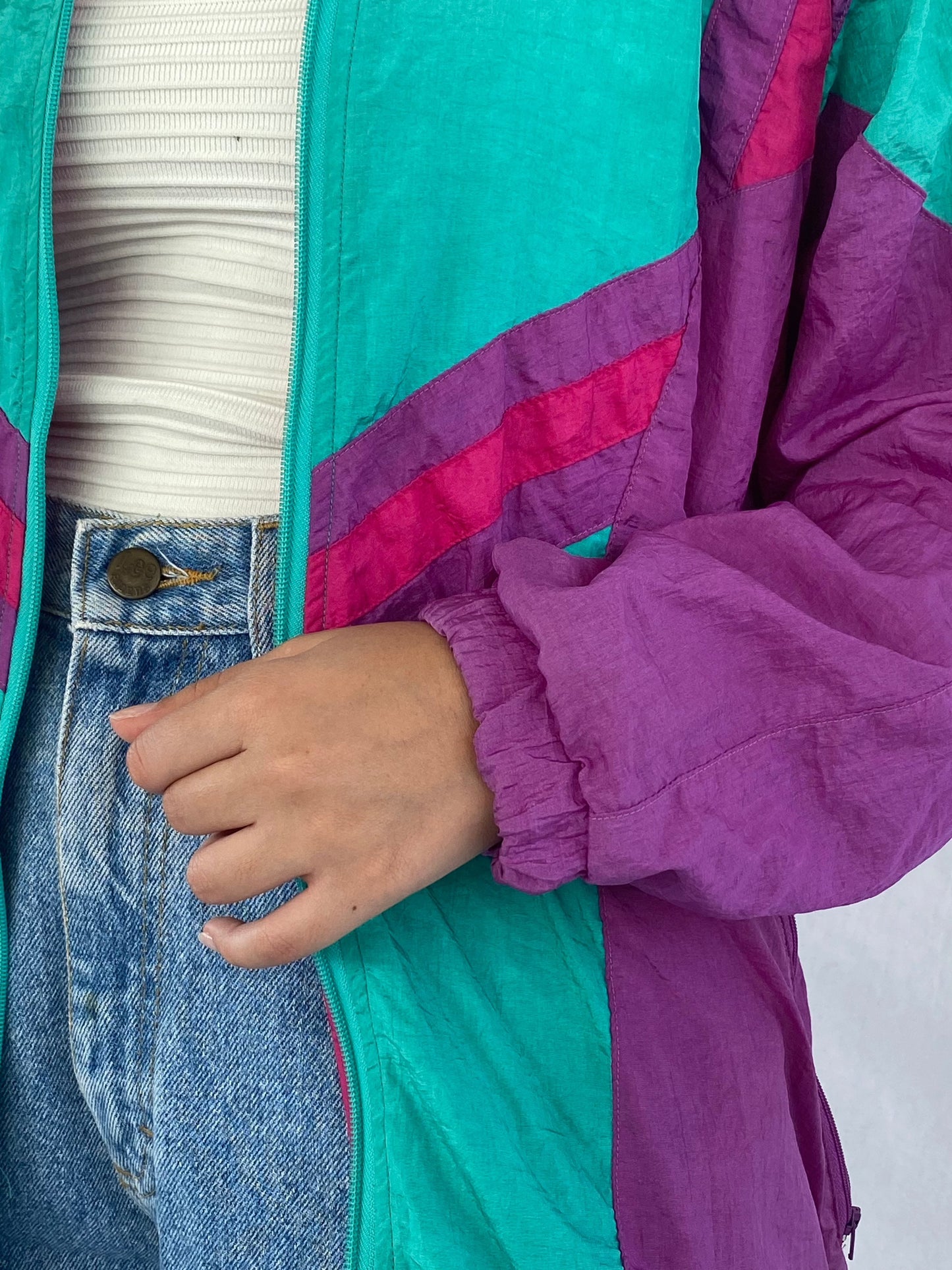 Vintage 80s/90s Nordstrom Windbreaker Jacket - Balagan Vintage Windbreaker Jacket 00s, 80s, 90s, men, streetwear, unisex, vintage, vintage windbreaker, windbreaker, windbreaker jacket, winter, women