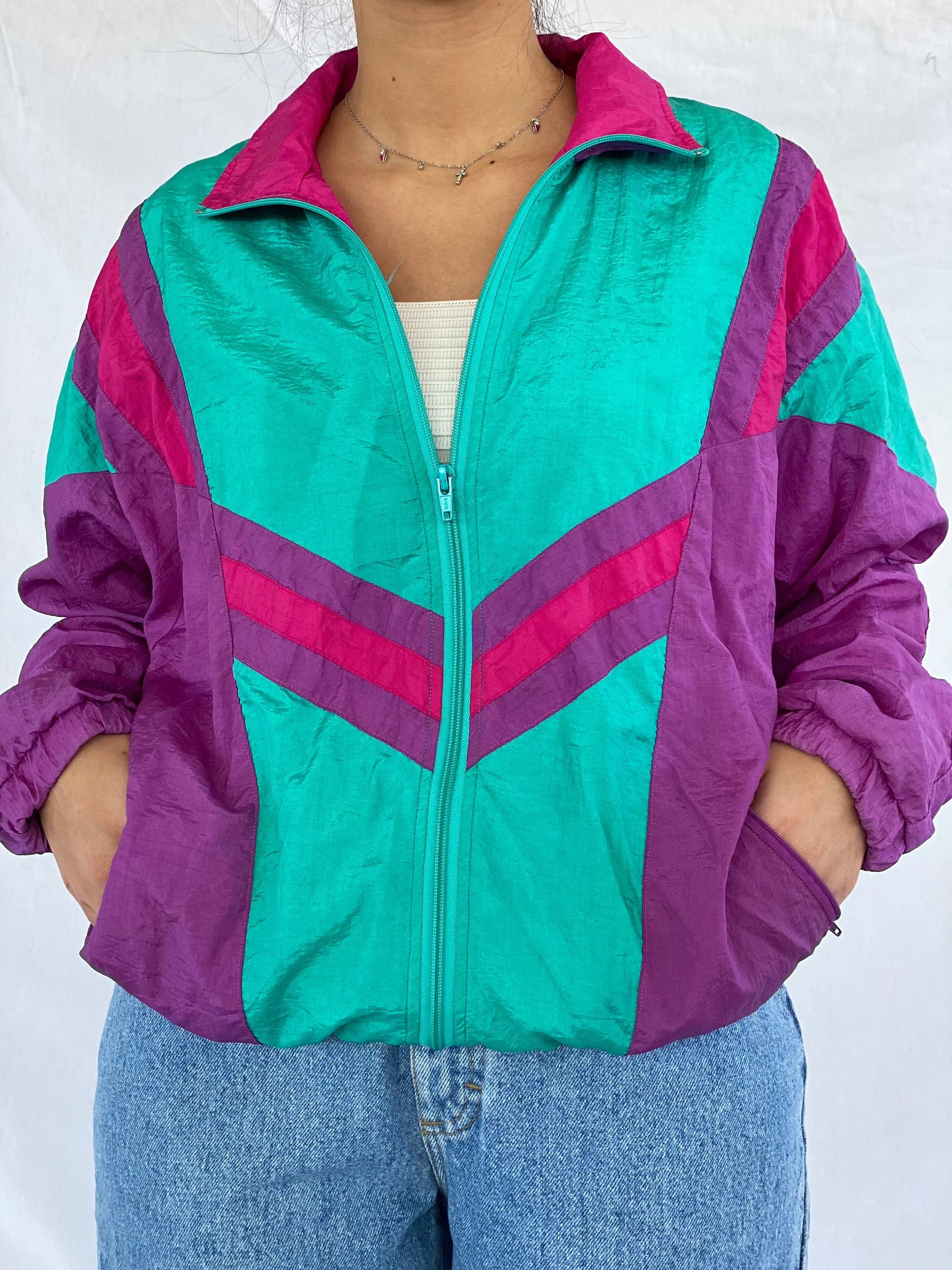Vintage 80s/90s Nordstrom Windbreaker Jacket - Balagan Vintage Windbreaker Jacket 00s, 80s, 90s, men, streetwear, unisex, vintage, vintage windbreaker, windbreaker, windbreaker jacket, winter, women