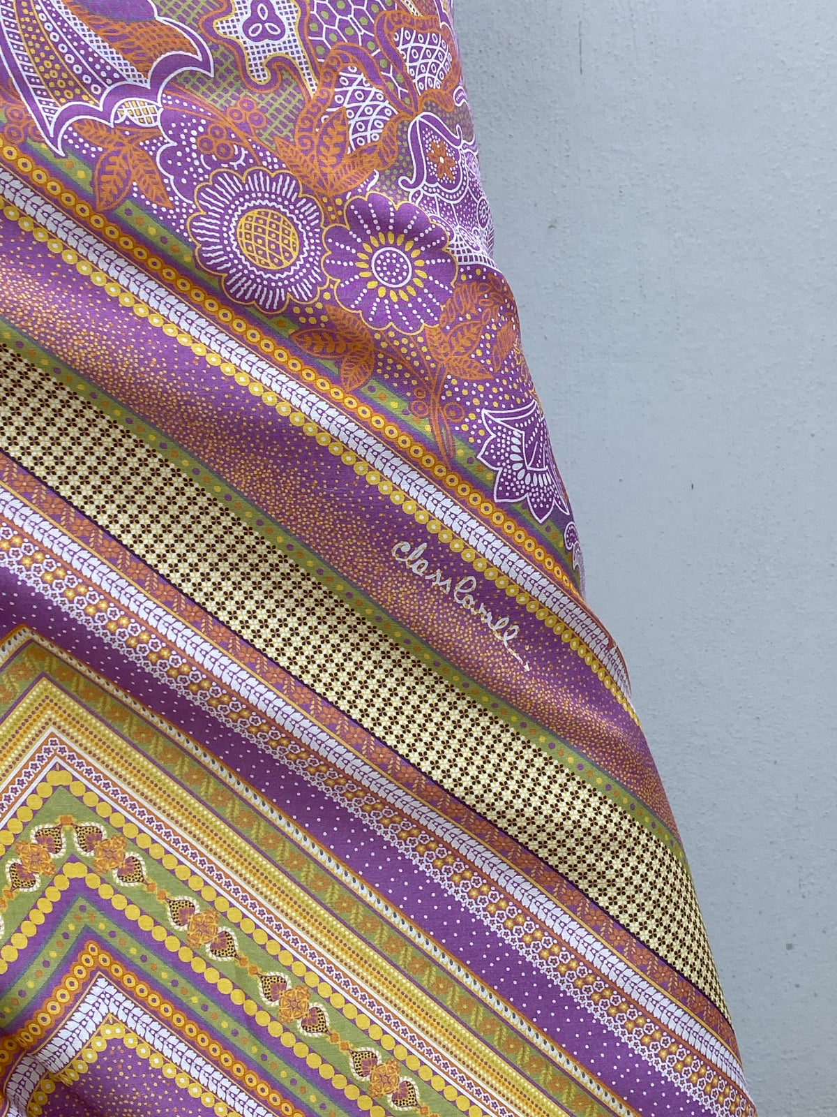 Vintage Y2K Class Roberto Cavalli Purple Paisley Print Maxi Skirt - M Vintage Y2K Class Roberto Cavalli Purple Paisley Print Maxi Skirt - M