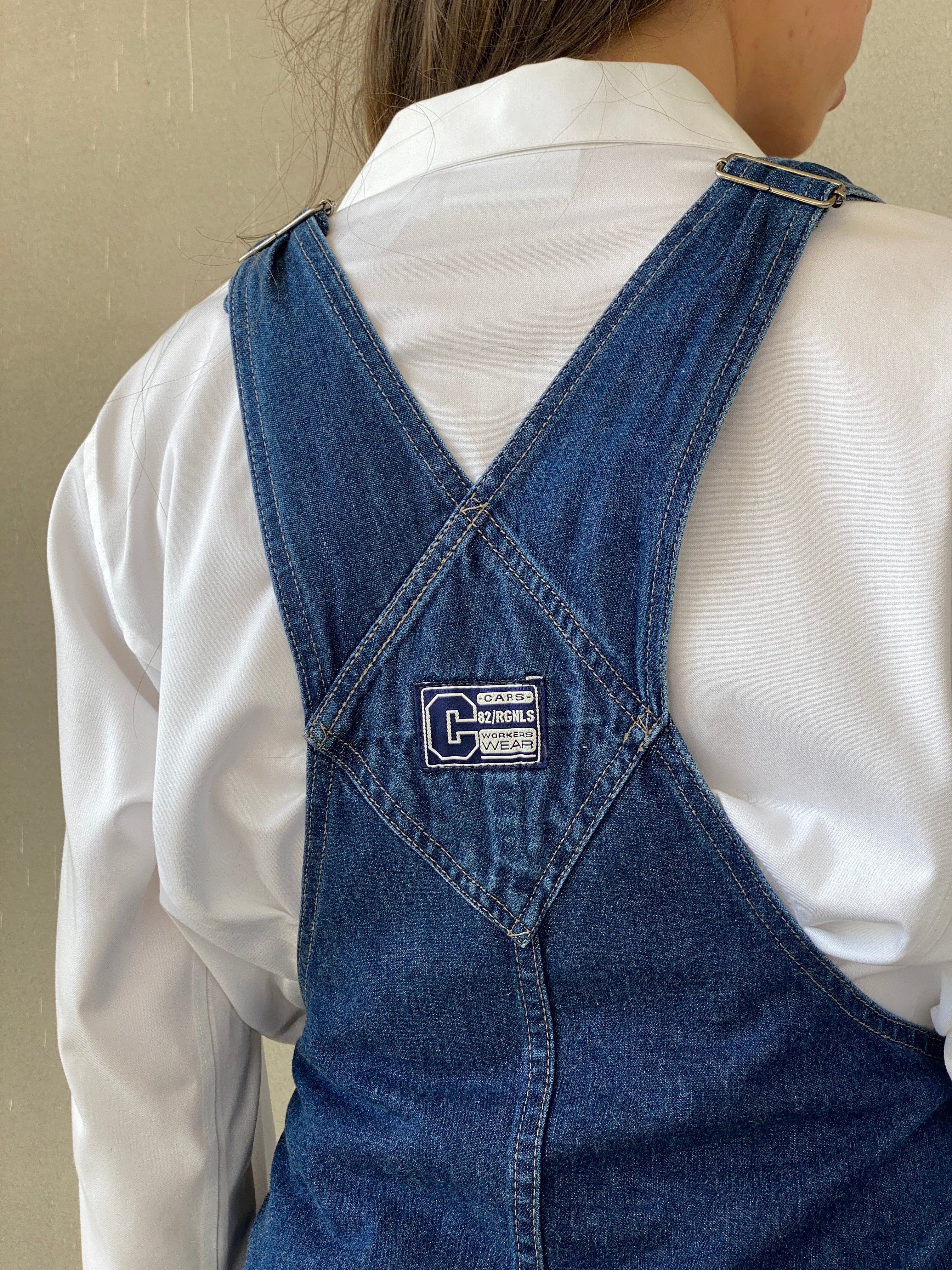 Vintage CARS Jeans&Casuals Overall Style Maxi Denim Dress - S