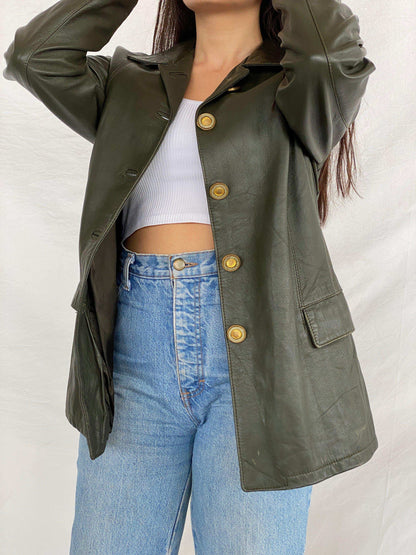 Vintage Guaranteed Original Genuine Leather Jacket - Balagan Vintage Leather Jacket 90s, Aseel, genuine leather, genuine leather jacket, leather jacket, NEW IN