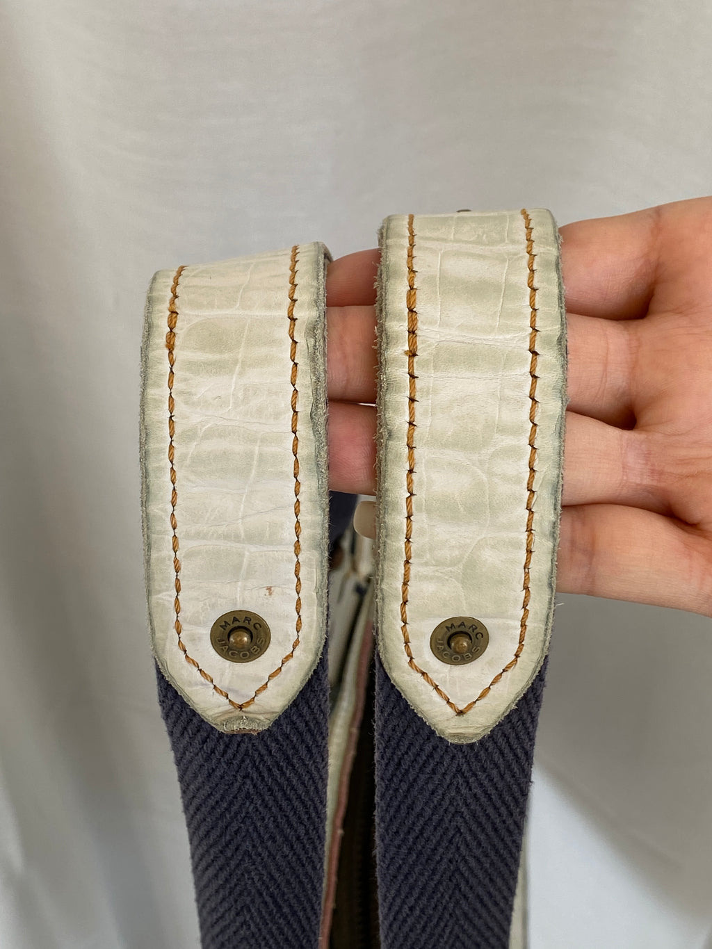 Dead Stock Vintage Marc Jacob‘s  Denim Print Handbag With Tags