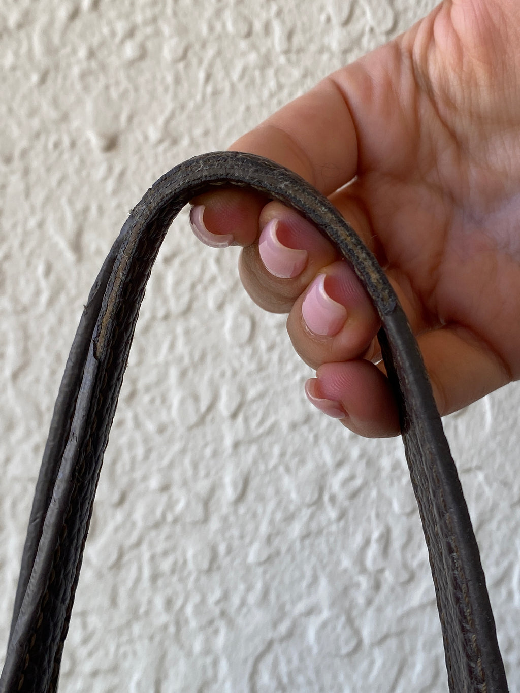 Liz Claiborne Woven Rattan Vegan Brown Leather Straw Shoulder Bag