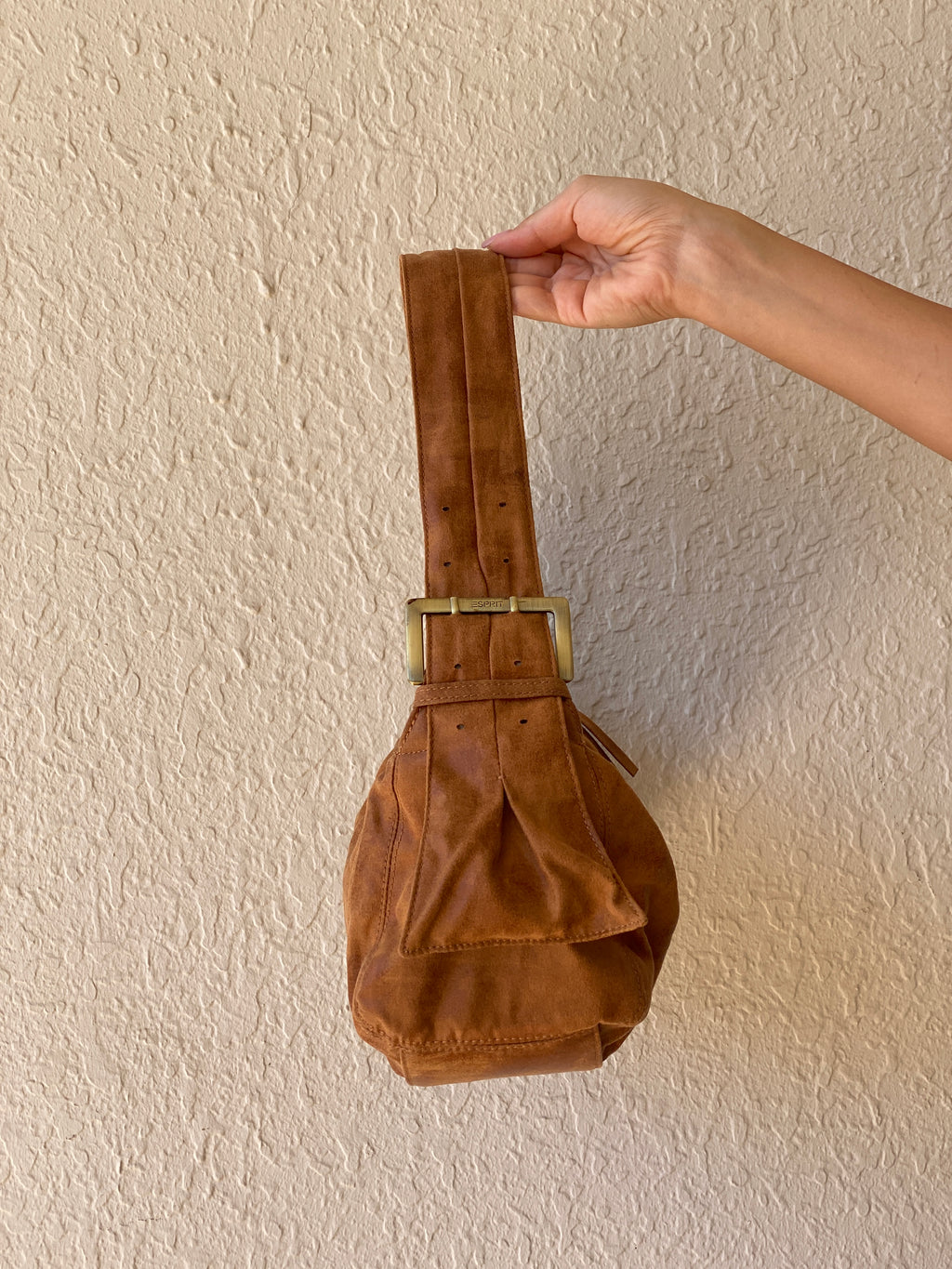 00s Y2K Esprit Camel Shoulder Bag