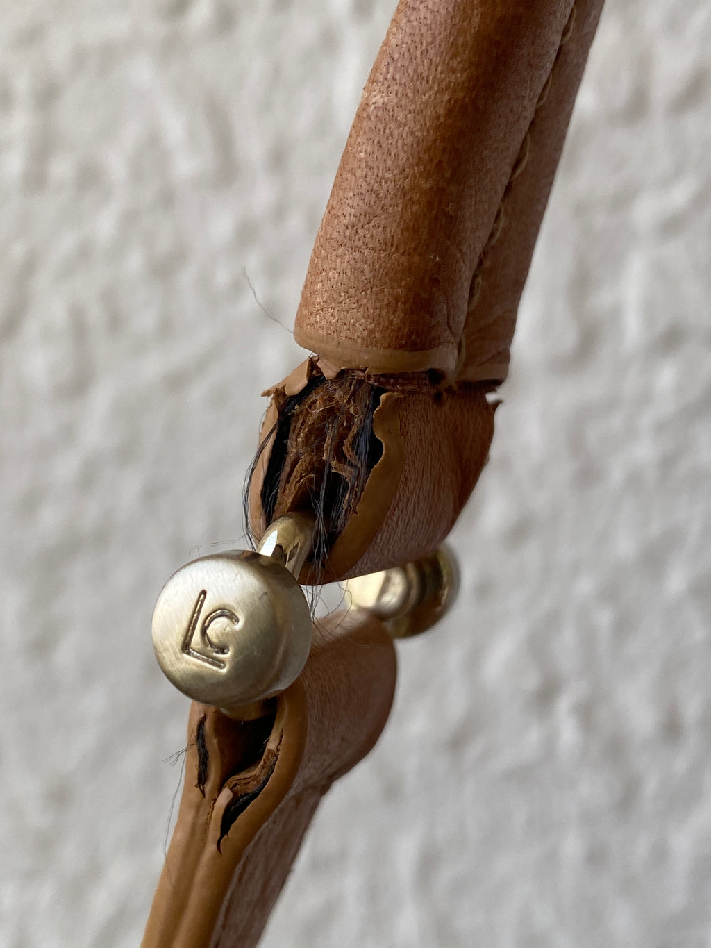 Liz Claiborne Genuine Leather Shoulder Bag Tan Hobo Mini Purse