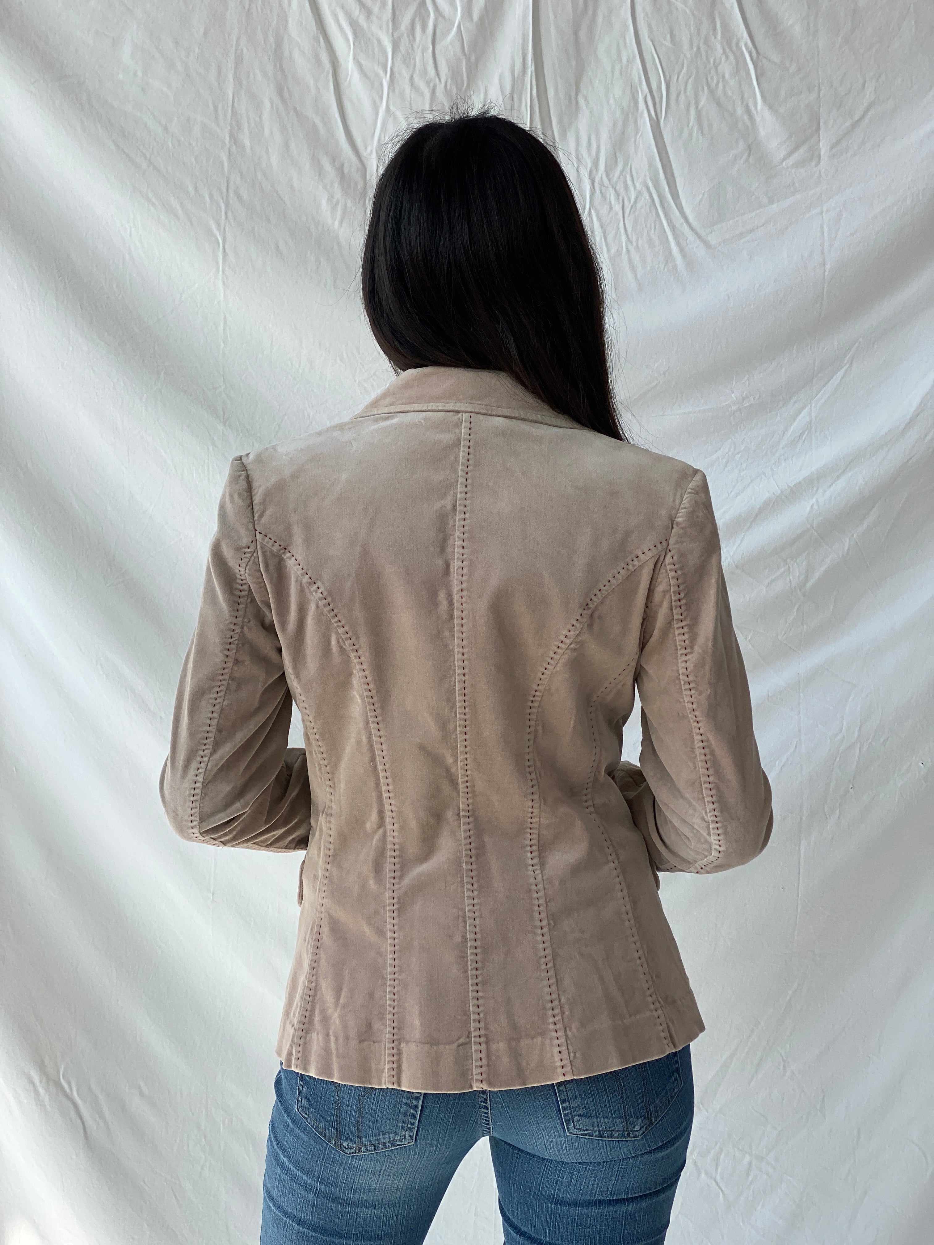 Y2K Blonde No.8 Pink Women’s Cotton Blazer - S