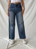Y2K Phat Farm P Denim Wide Leg Women’s Striped Jeans - 34EUR