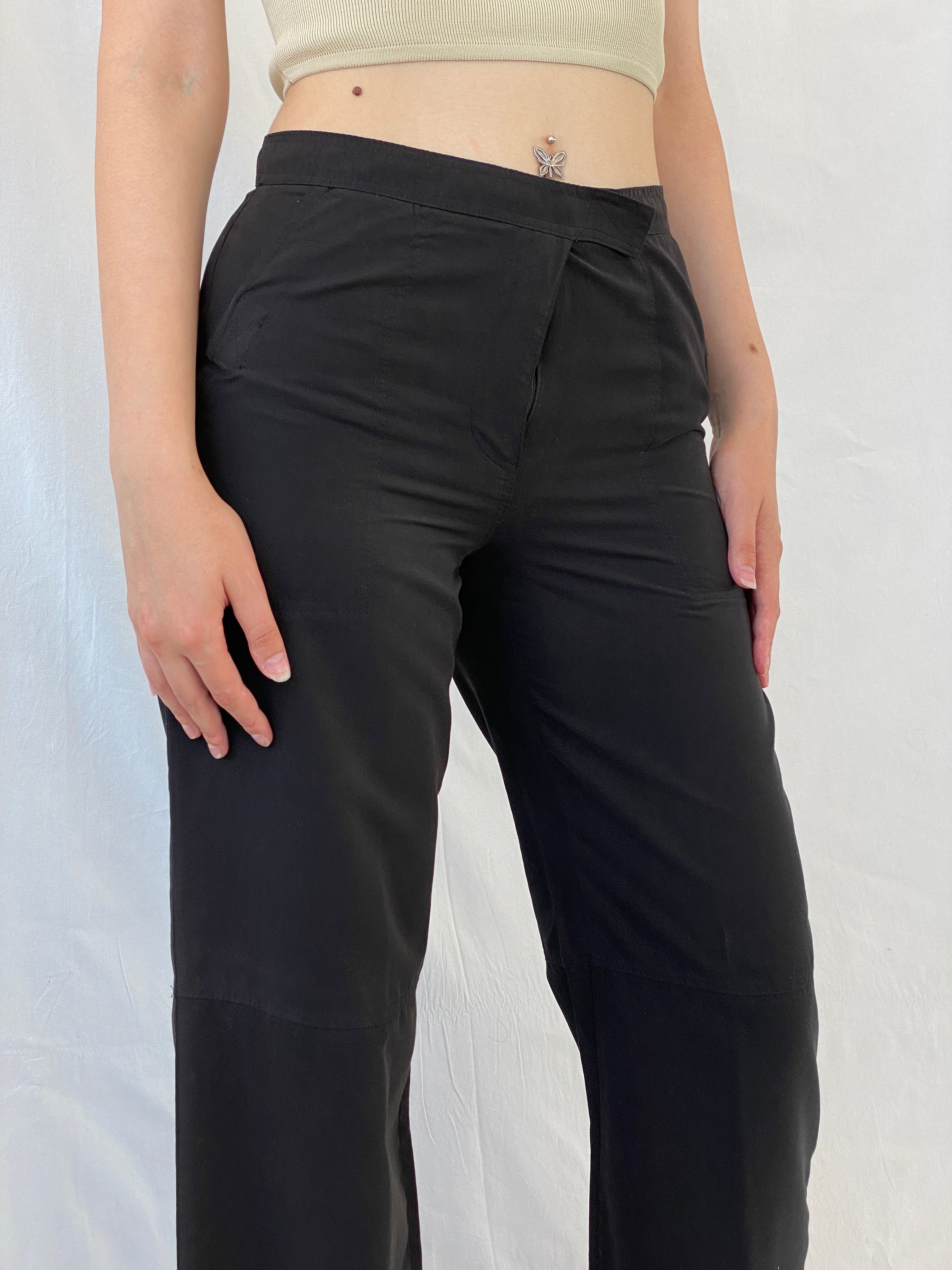 Vintage Sportswear Women’s Black Pants - S