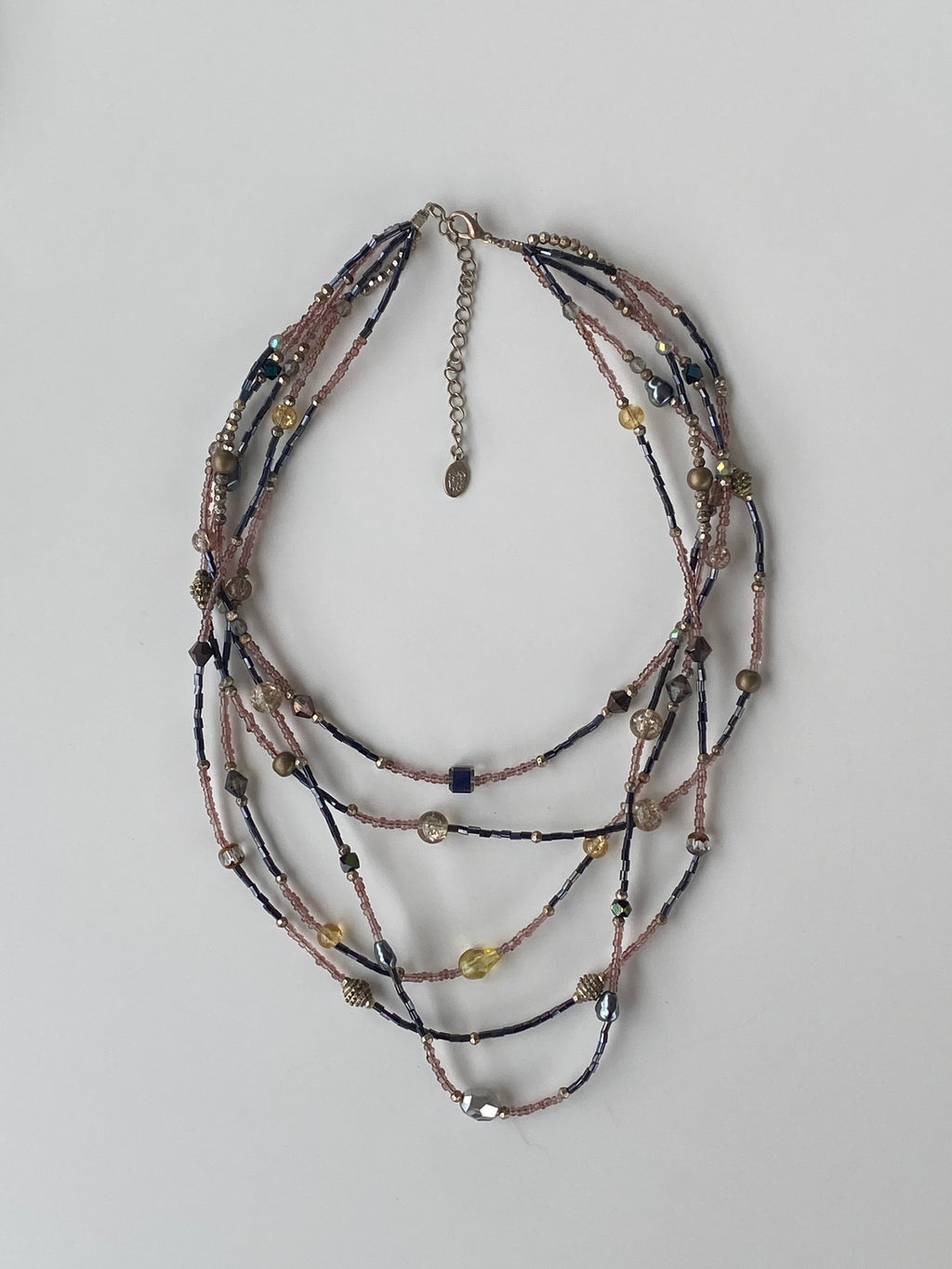 Cookie Lee Multi-Strand Beaded Layered Necklace