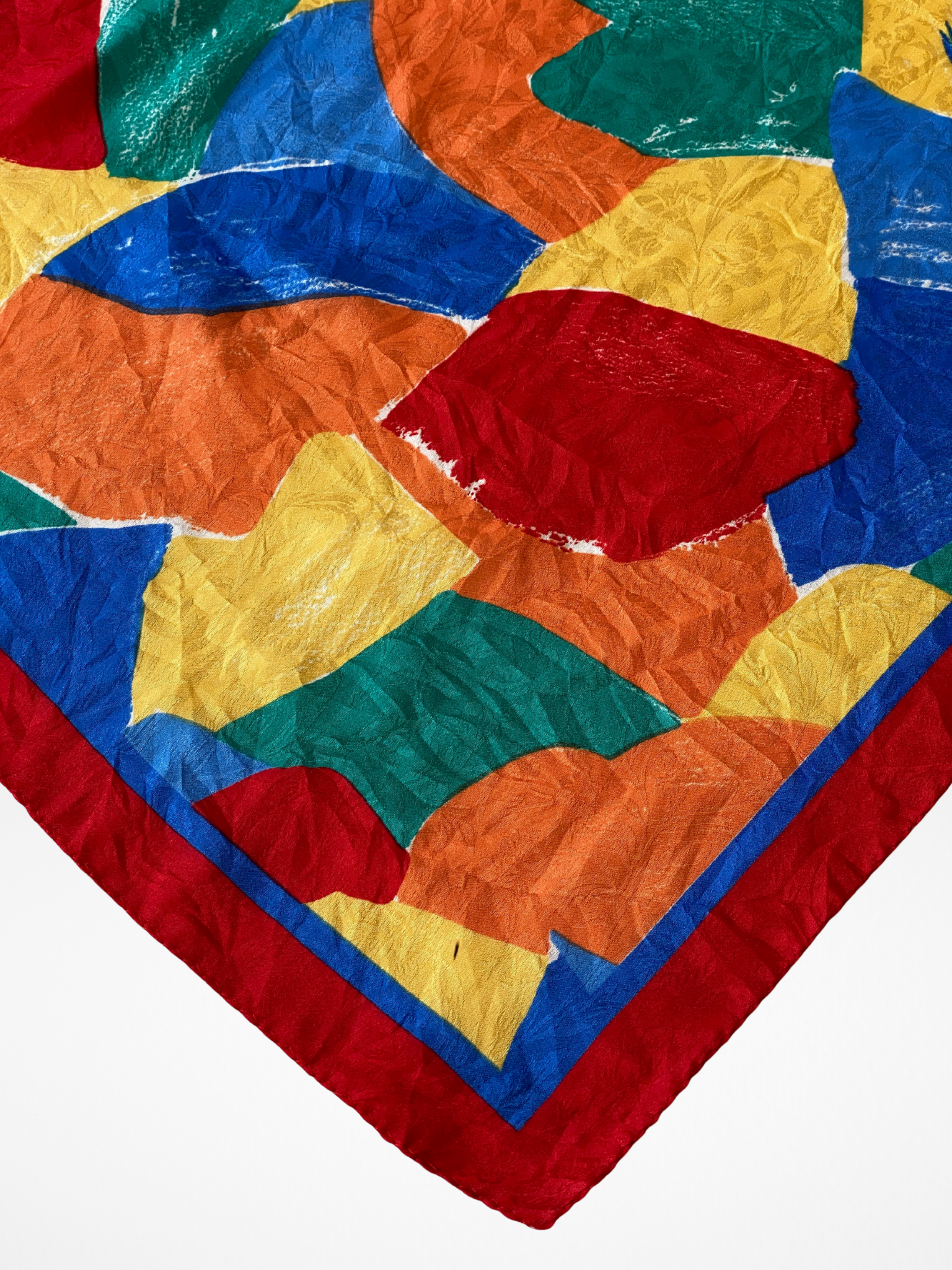 Beautiful Vibrant Abstract Design Square Shaped Scarf