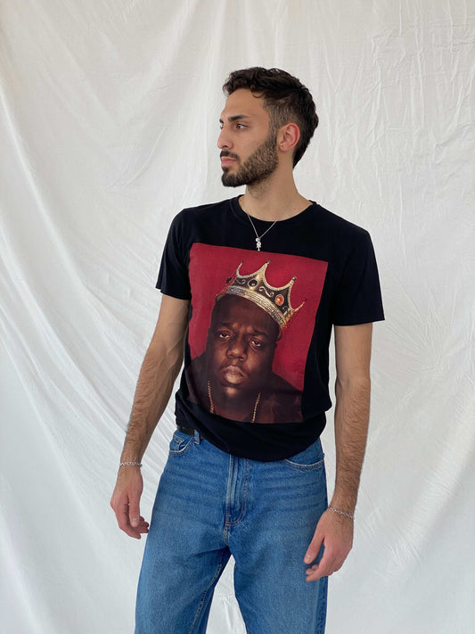 Y2K The Notorious B.I.G. Top Size M - Balagan Vintage Half Sleeve Top 00s, 90s, Awsam, NEW IN, Top