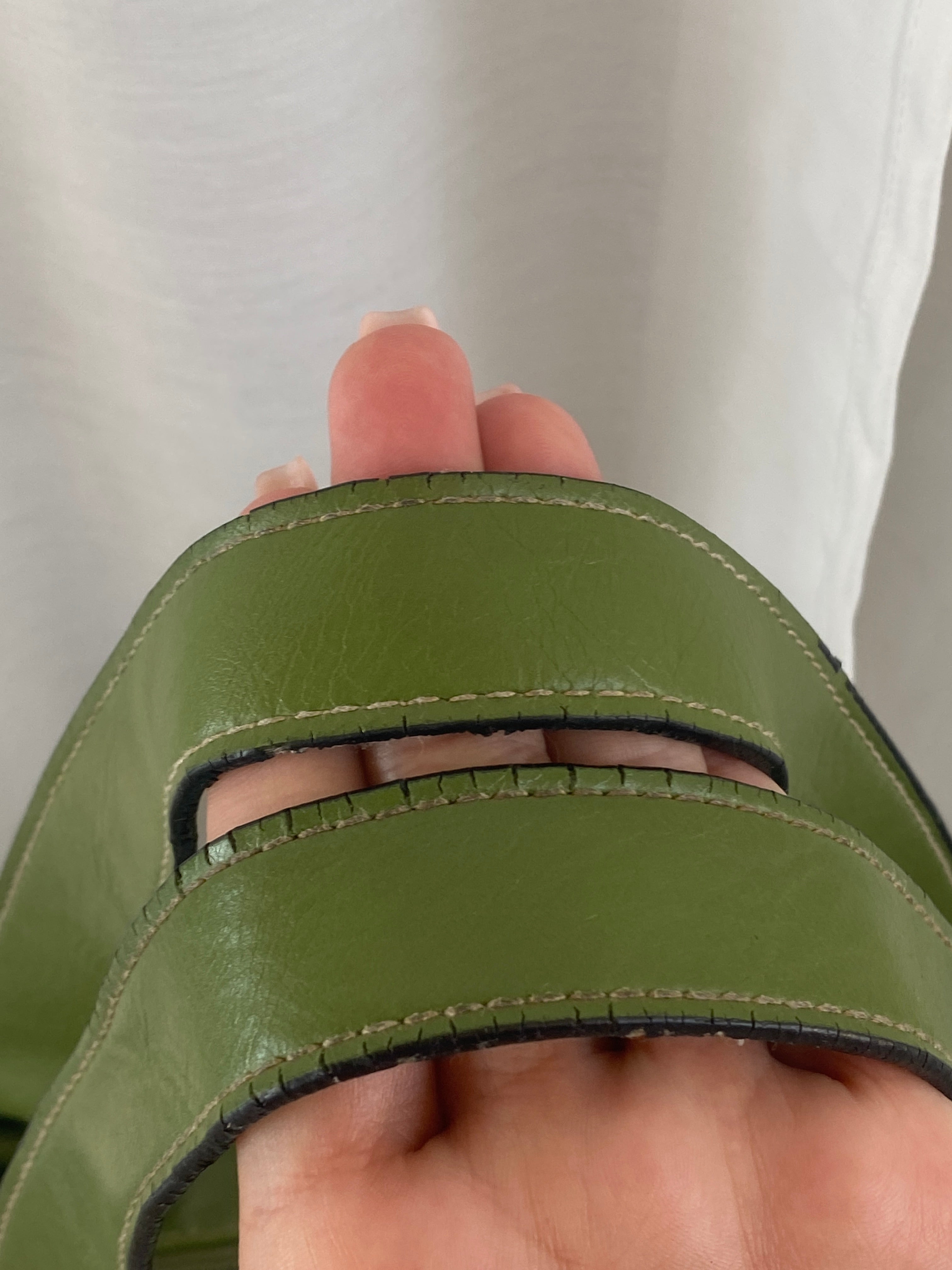 Worthington Lime Green Shoulder Bag Women’s Satchel Purse