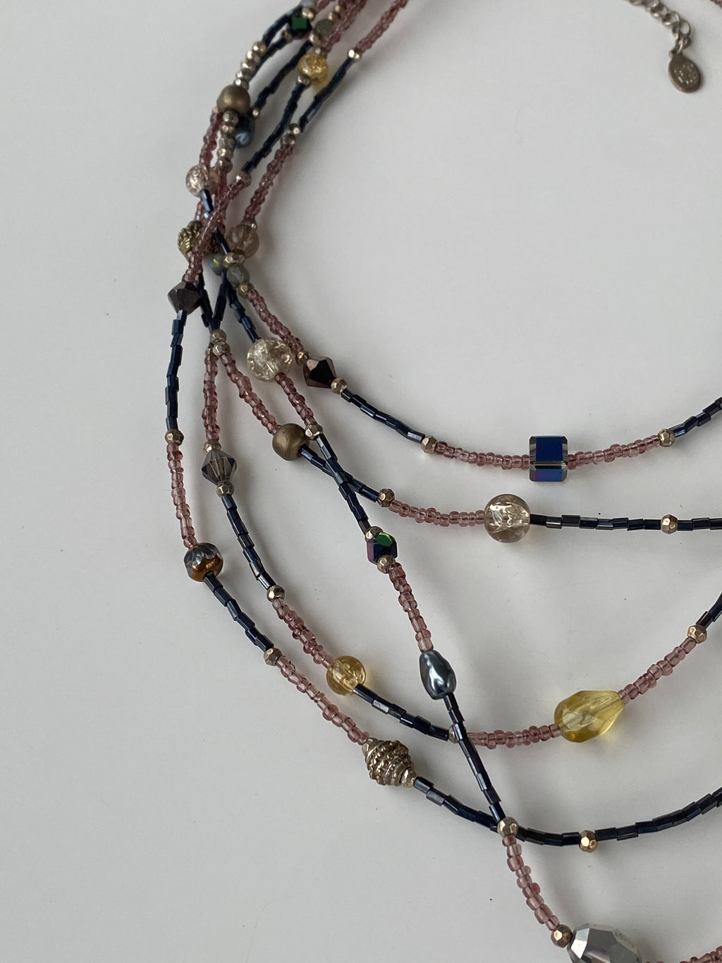 Cookie Lee Multi-Strand Beaded Layered Necklace