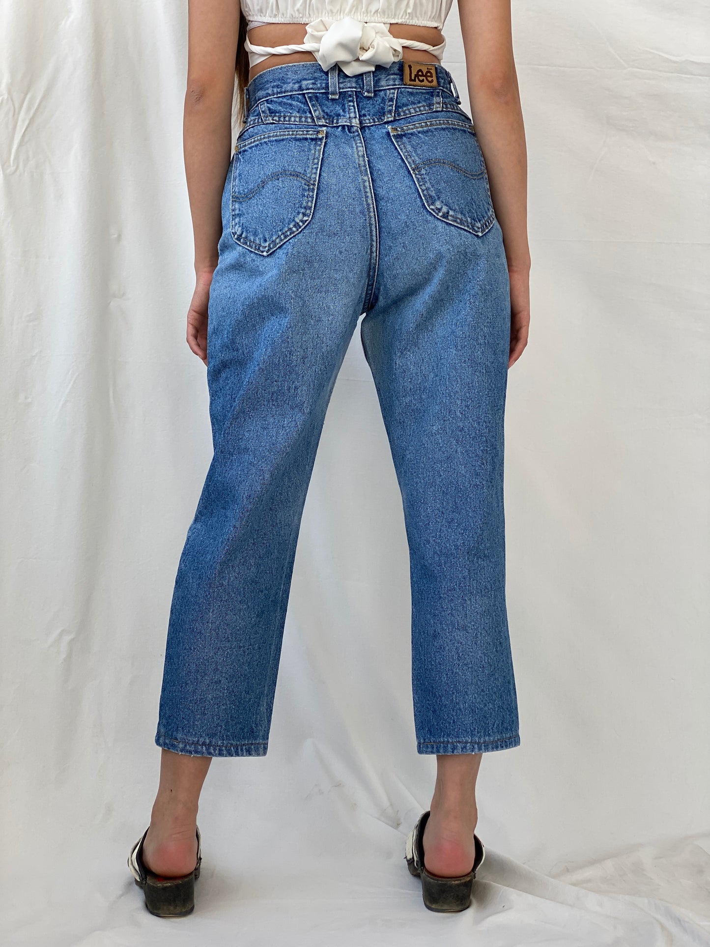 Vintage Lee Light Wash High Rise Jeans