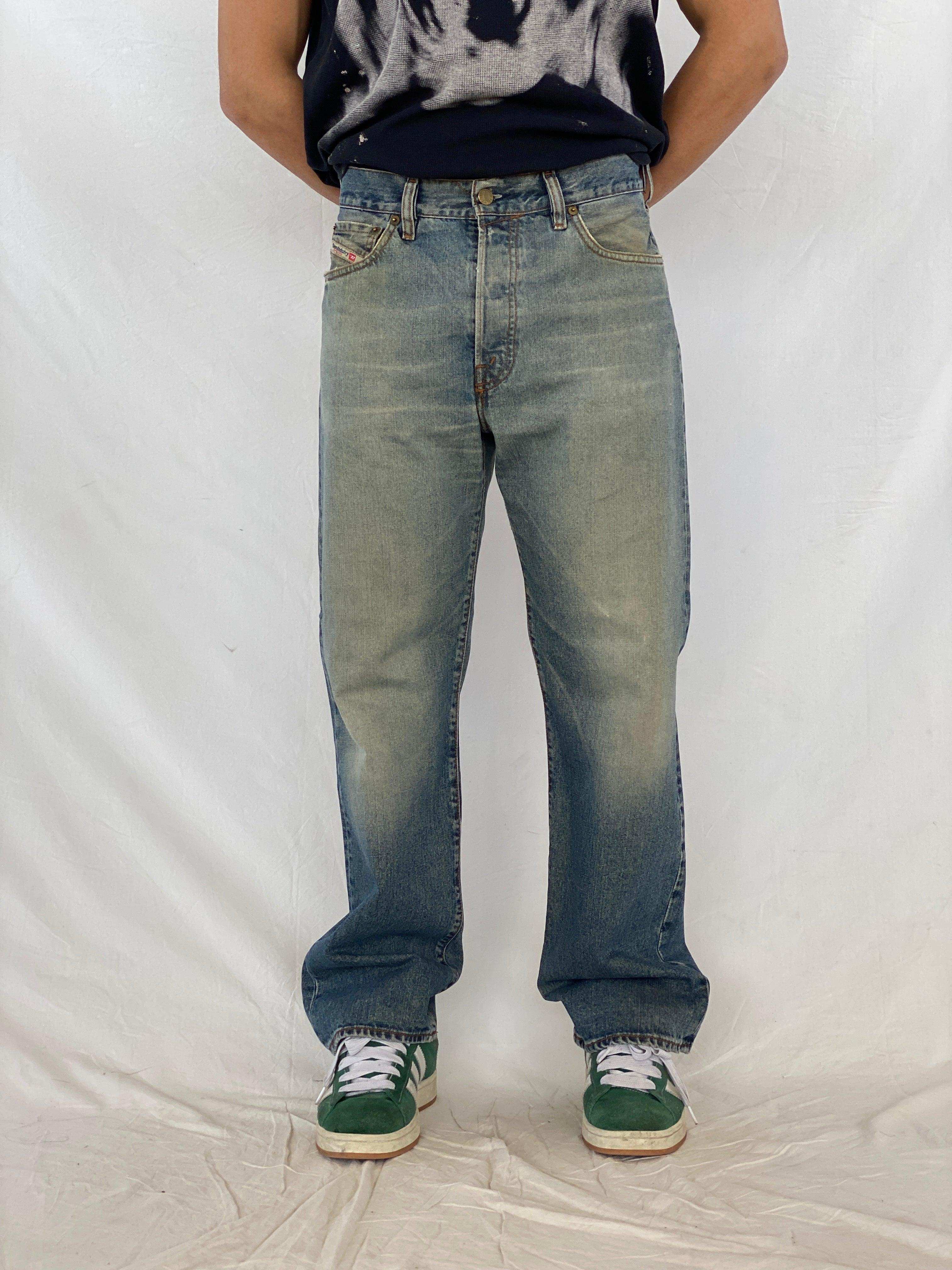 Vintage 00s Y2K Diesel Industry Denim Devision Washed Jeans - Balagan Vintage Jeans 80s, 90s, Abdullah, jeans, NEW IN