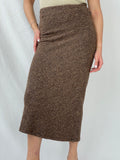 Y2K Ronit Zilkha London Wool Blend Maxi Pencil Skirt - XS