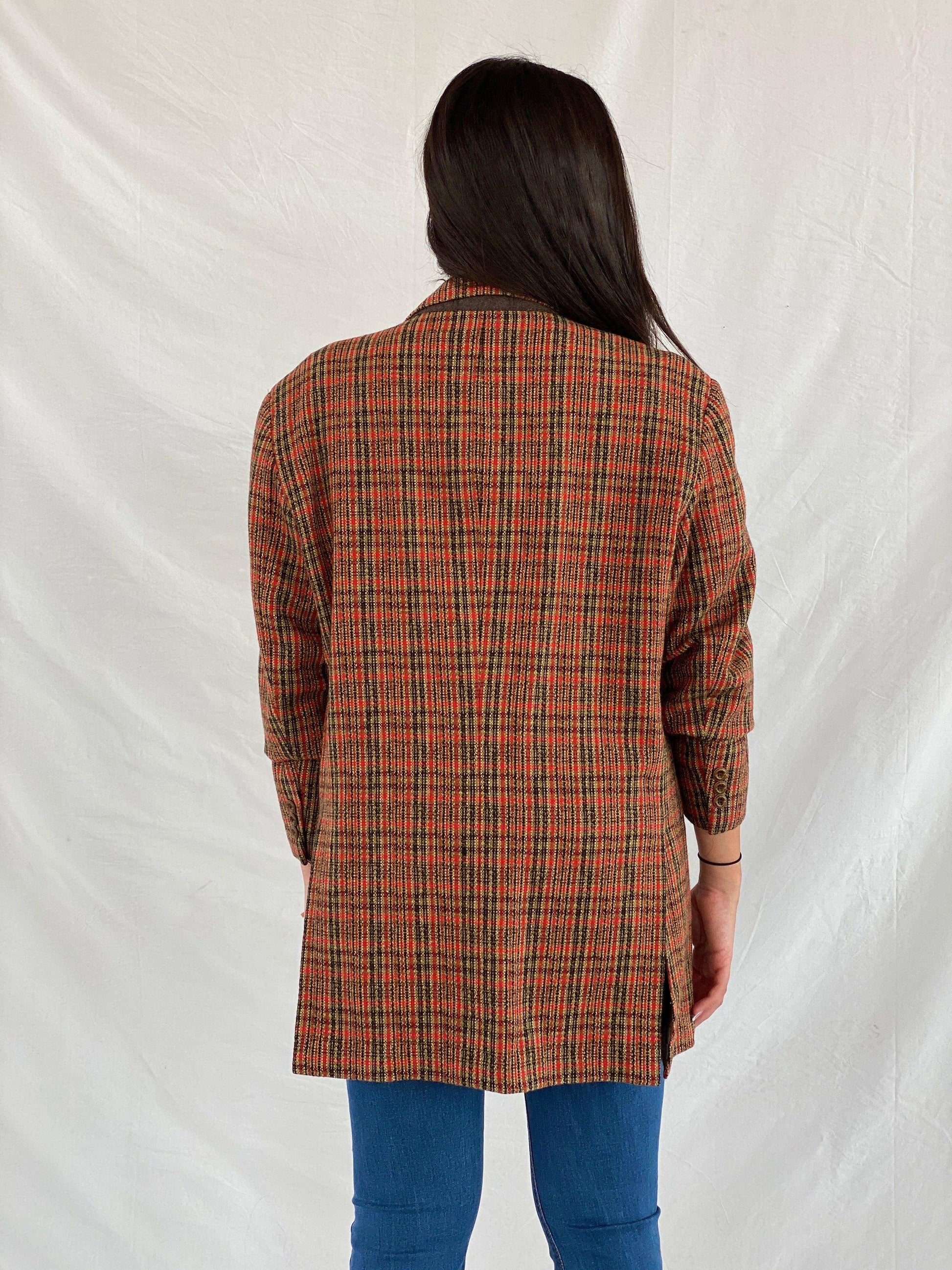 Vintage G-STAGE Comming Man Plaid Blazer - Balagan Vintage Blazer 00s, blazer, full sleeve blazer, NEW IN, plaid blazer, Rama