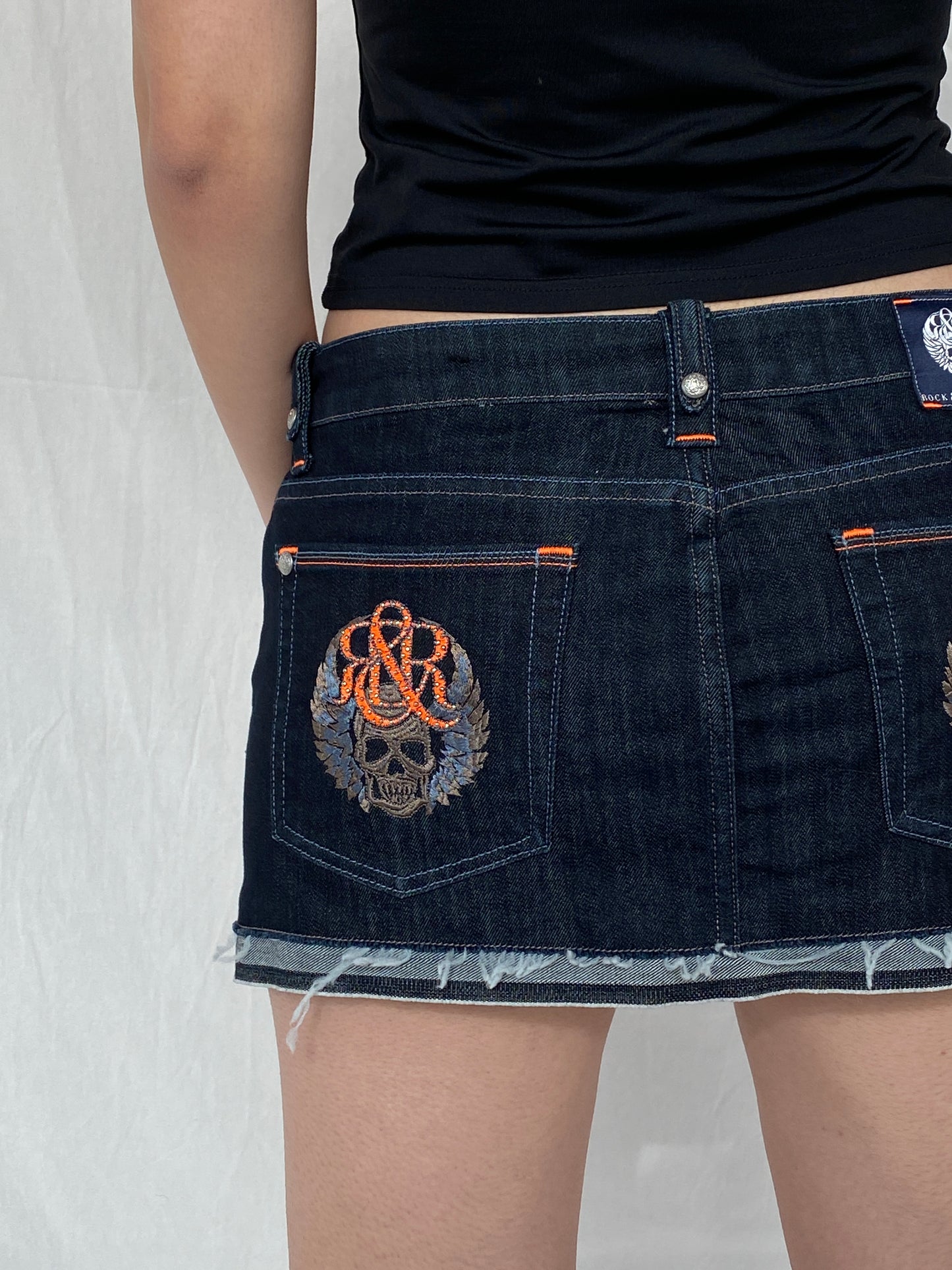 Y2K Rock & Republic Mini Denim Skirt