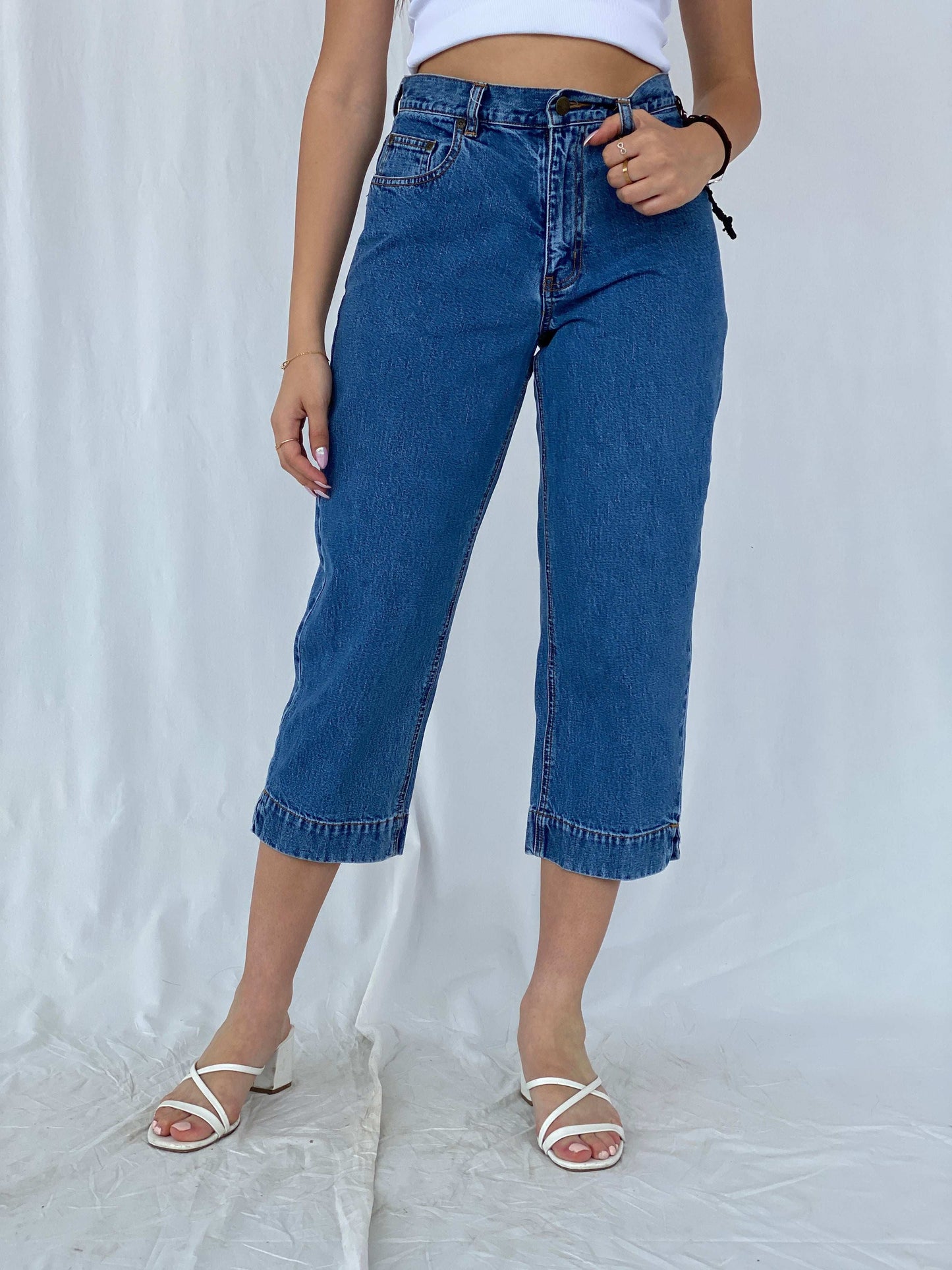 Eddie Bauer Denim Capris Pants - Balagan Vintage Capris Capris, jeans, Juana, NEW IN, women jeans, women top