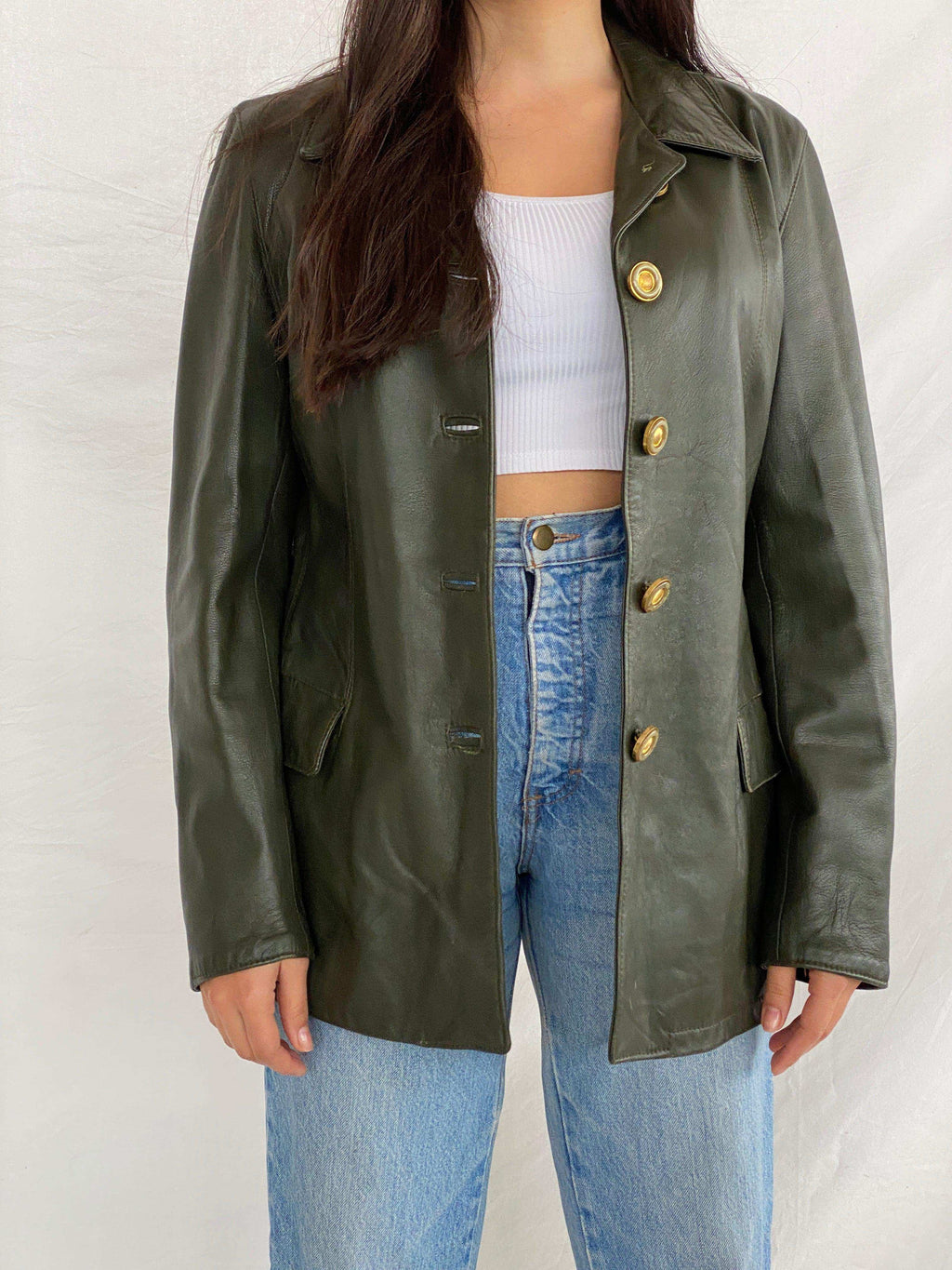 Vintage Guaranteed Original Genuine Leather Jacket - Balagan Vintage Leather Jacket 90s, Aseel, genuine leather, genuine leather jacket, leather jacket, NEW IN