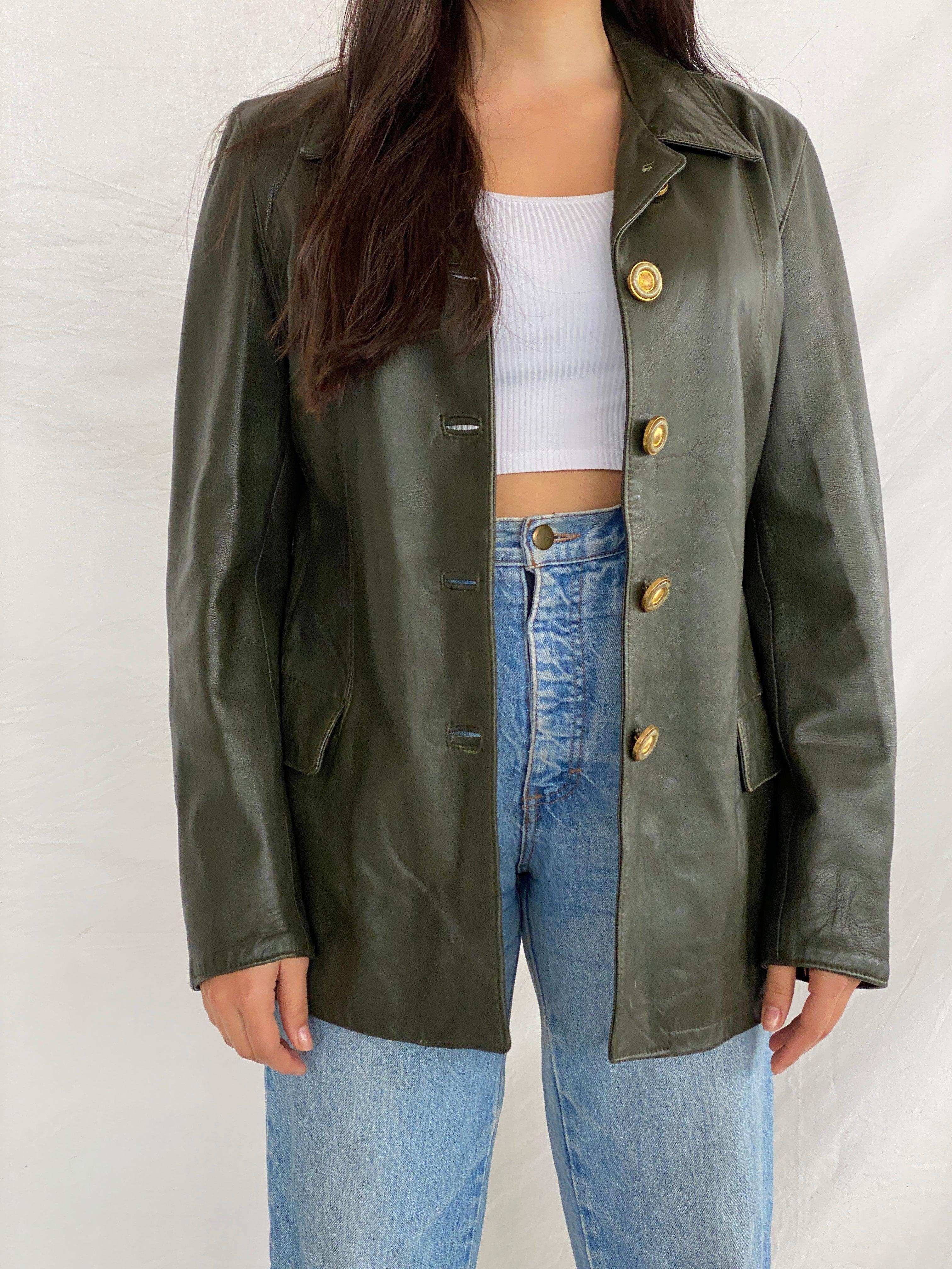 Vintage Guaranteed Original Genuine Leather Jacket - Balagan Vintage Leather Jacket 90s, Aseel, genuine leather, genuine leather jacket, leather jacket, NEW IN